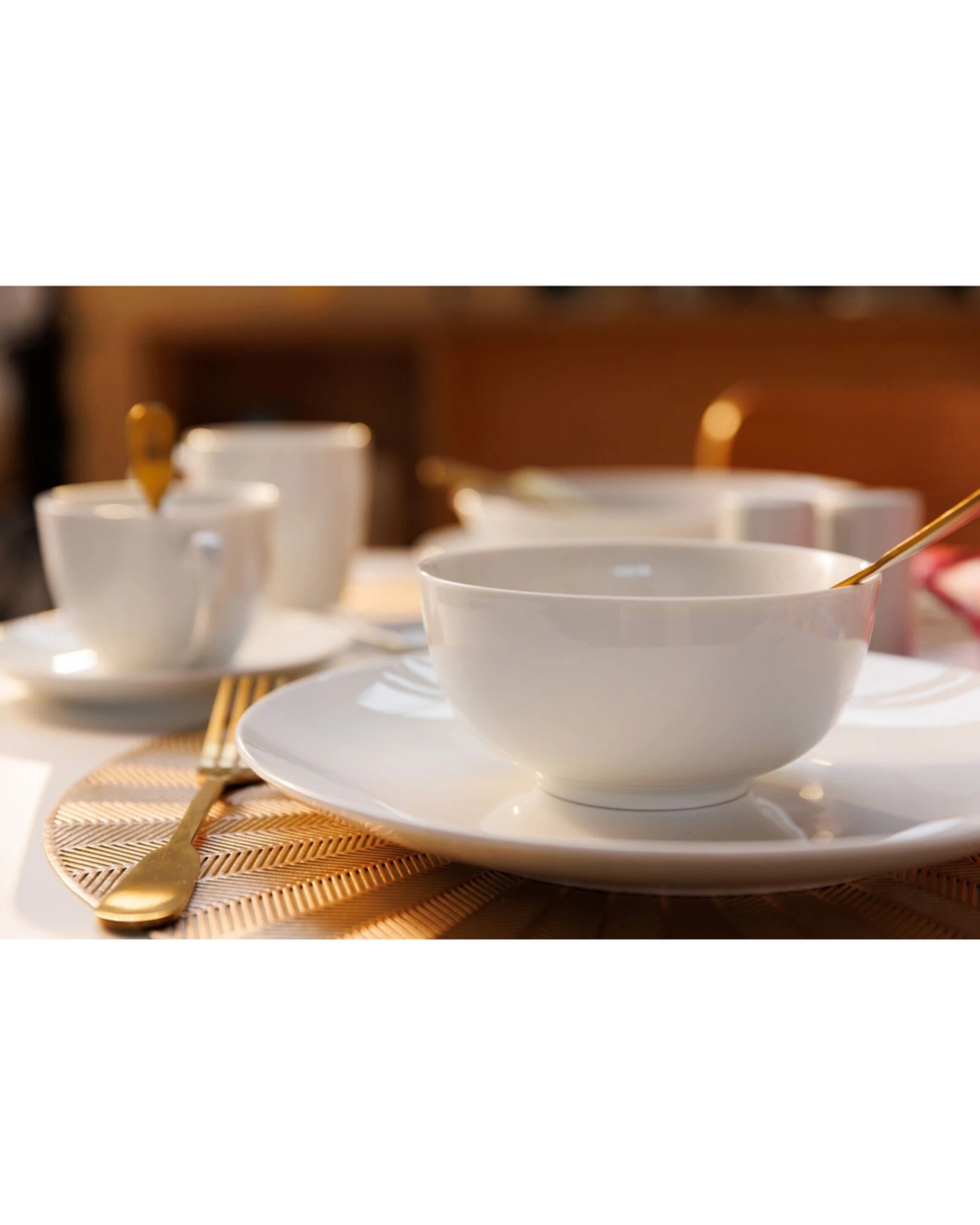 8 Mikasa 4pc Chalk Kitchen Porcelain Cereal Bowl Set 14cm - White, 8 of 8