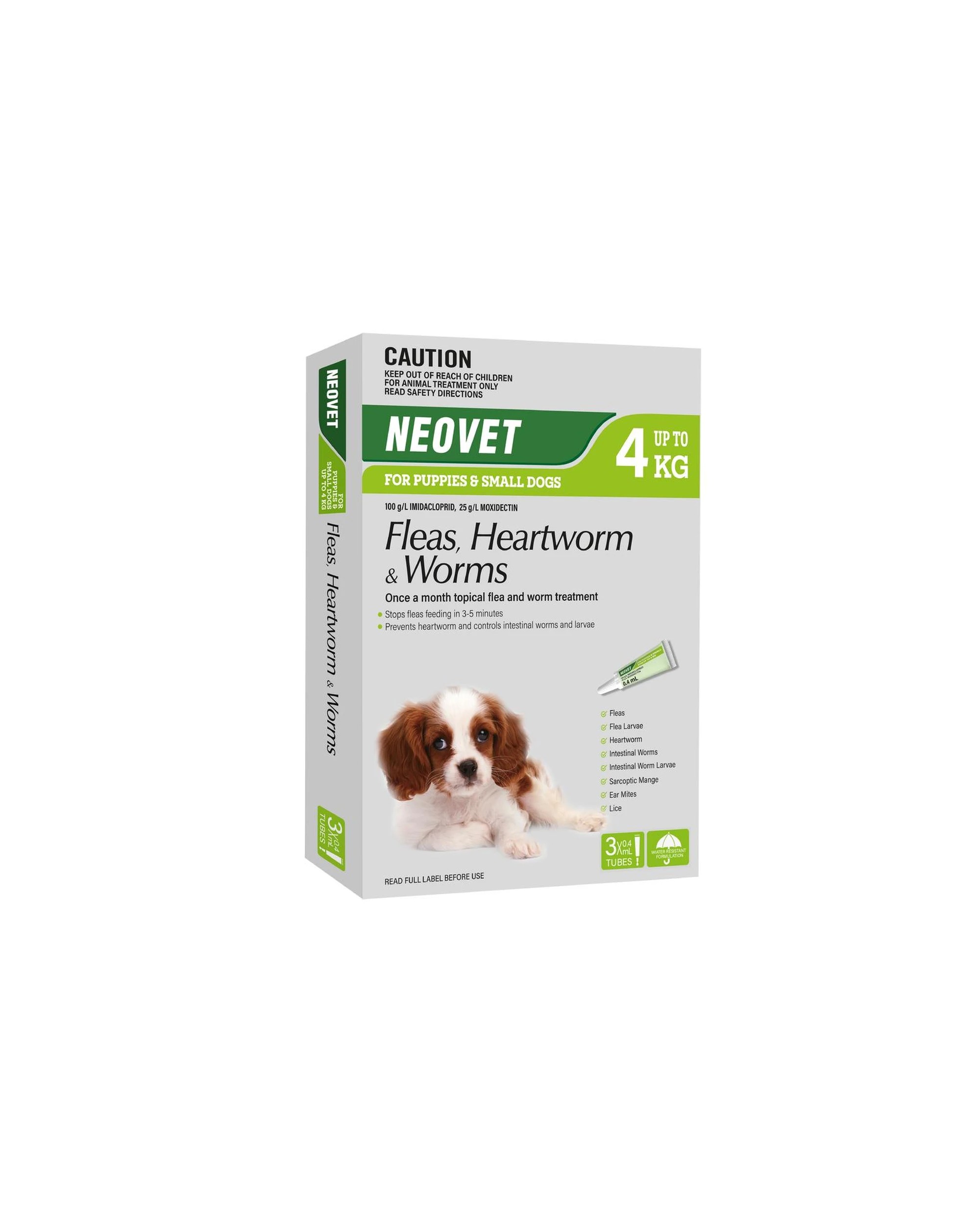 1 Neovet for Puppies and Small Dogs Up To 4 Kg GREEN 3 Pack, 1 of 9