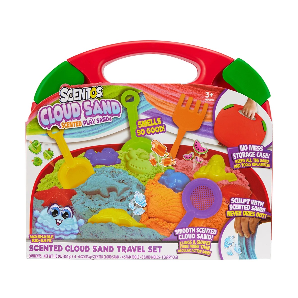 1 Scentos Scented Cloud Sand Travel Set, 1 of 10