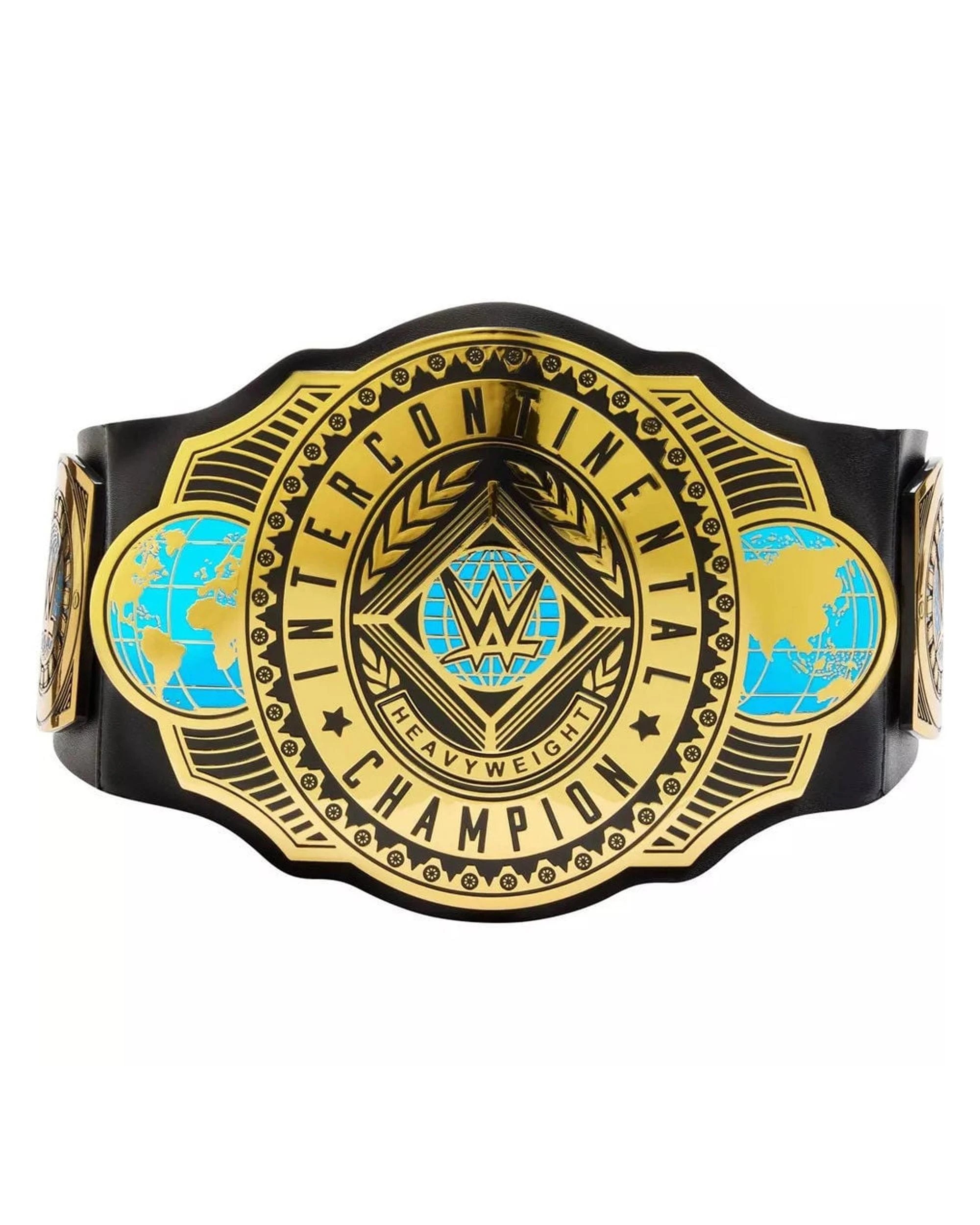 2 WWE Championship Wrestling Title Belt Intercontinental Championship - Blue Edition, 2 of 4