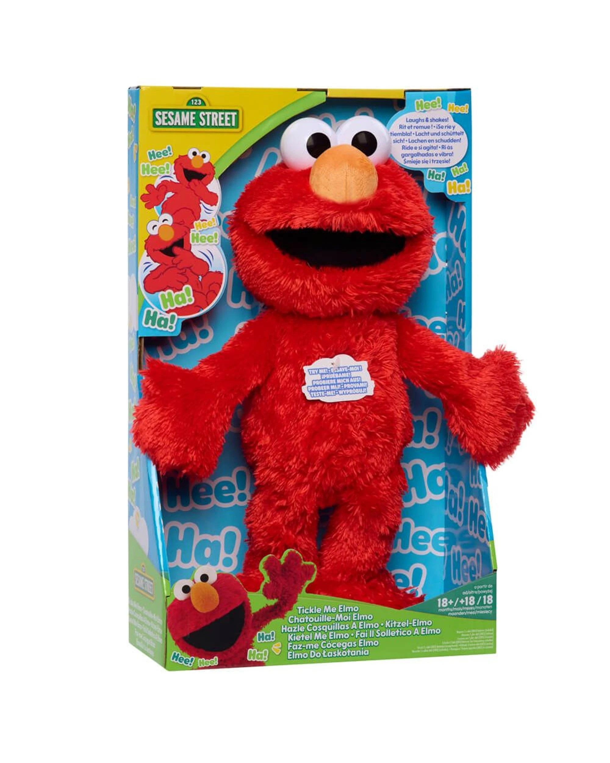 2 Sesame Street Tickle Me Elmo Animated Plush, 2 of 7