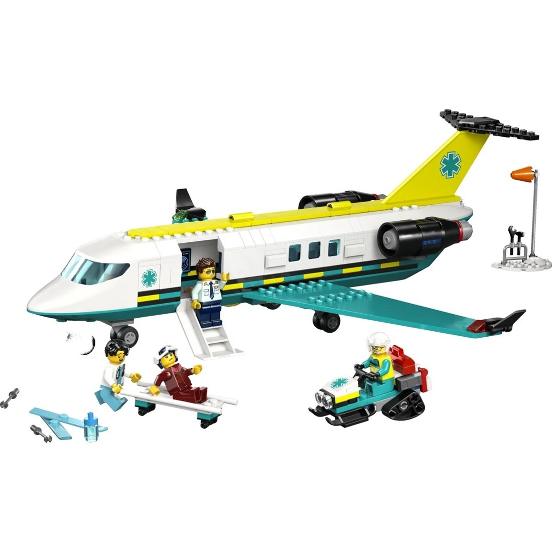 3 LEGO City Emergency Air Ambulance Plane 60465, 3 of 10