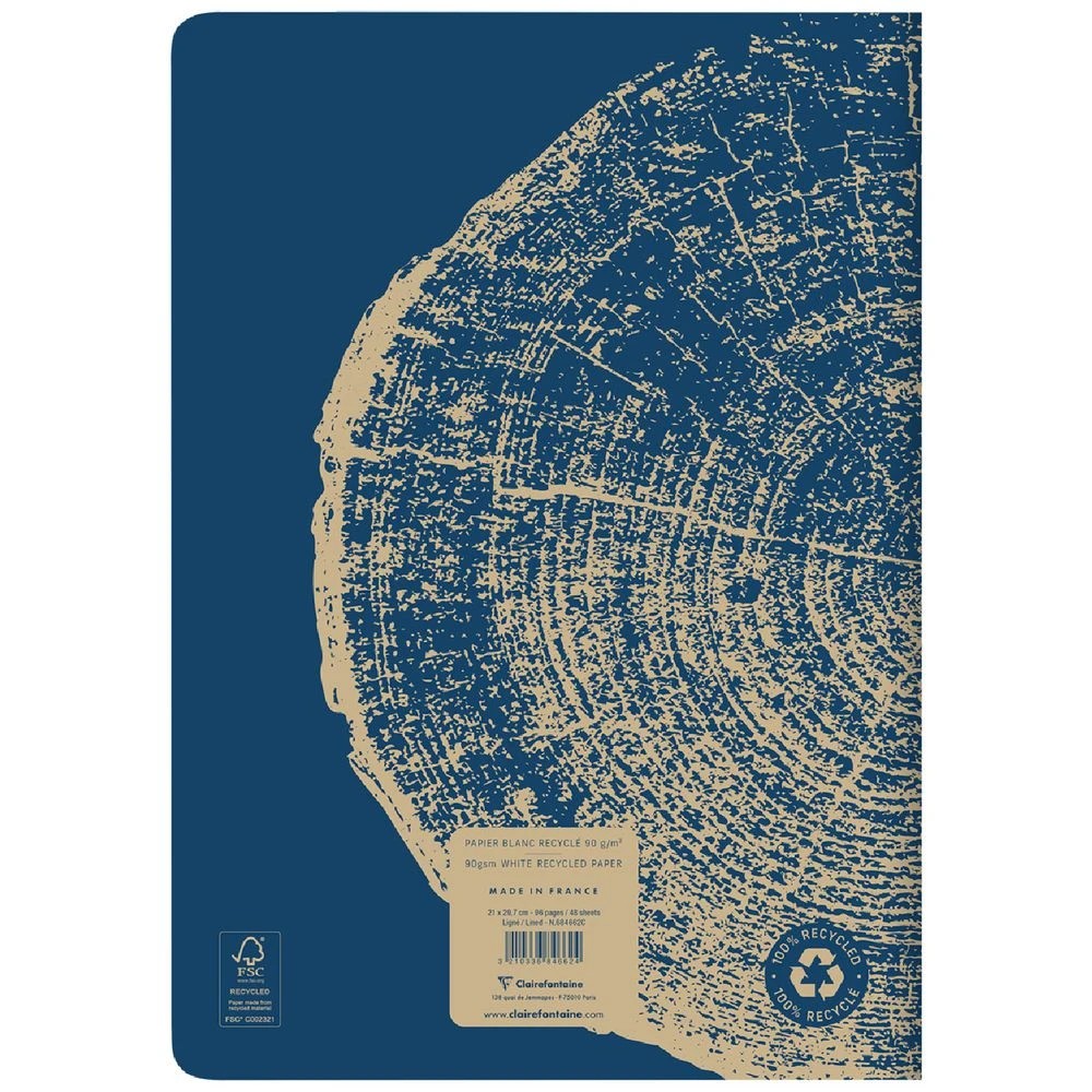 3 Clairefontaine Forever A4 Notebook Ruled 96 Page Blue, 3 of 5