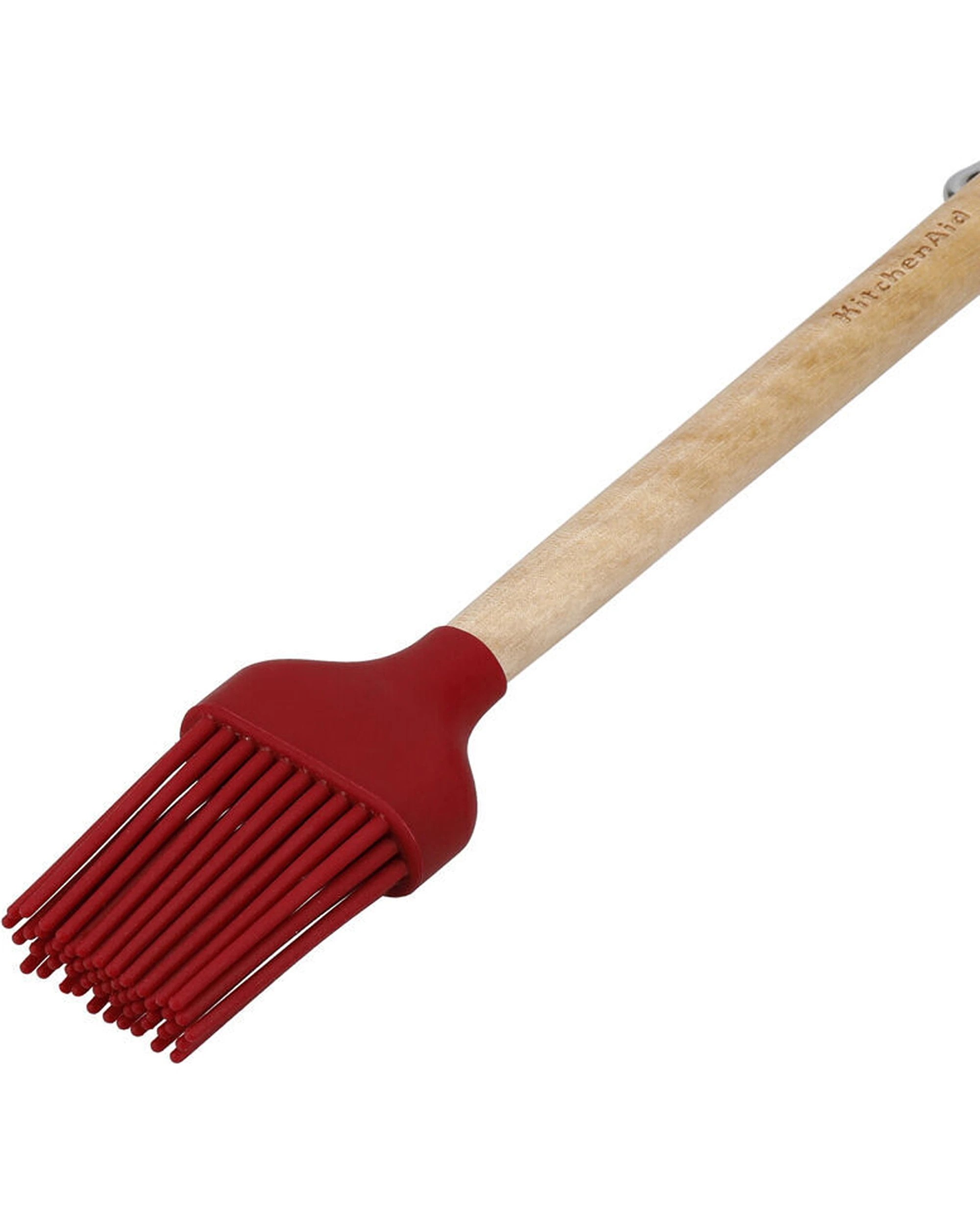 4 KitchenAid Birchwood Handle Pastry Brush 4PK Silicone Head Kitchen Utensil - Red, 4 of 6