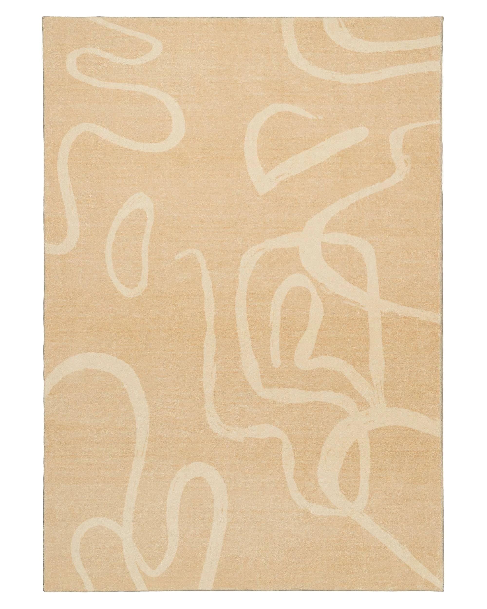 1 Loopsie Tomo Washable Rug-290cm x 200cm - Beige, 1 of 8