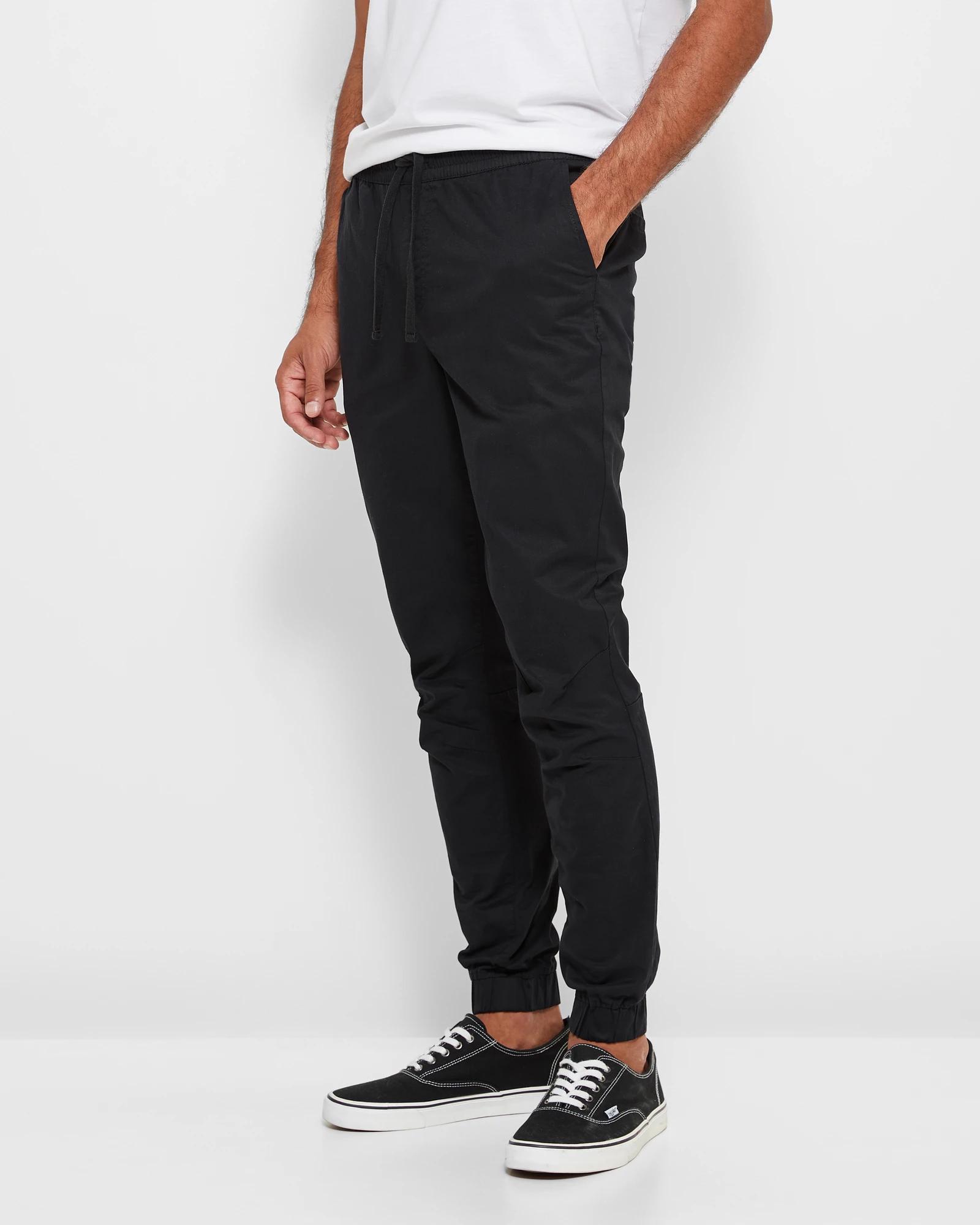 3 Target Woven Jogger Pants BLACK, 3 of 5