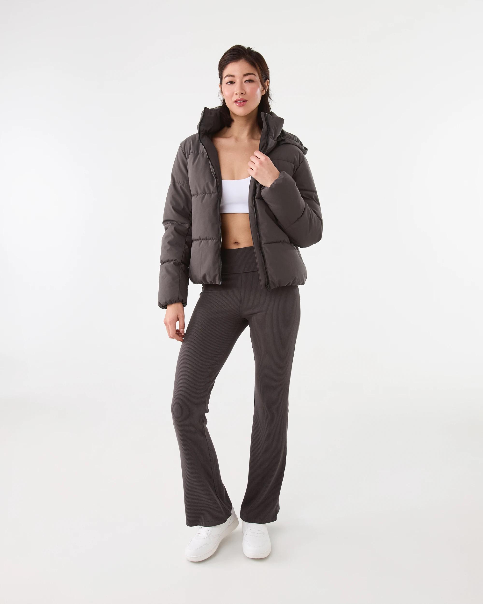 3 Active Womens Core Puffer Jacket Espresso, 3 of 10