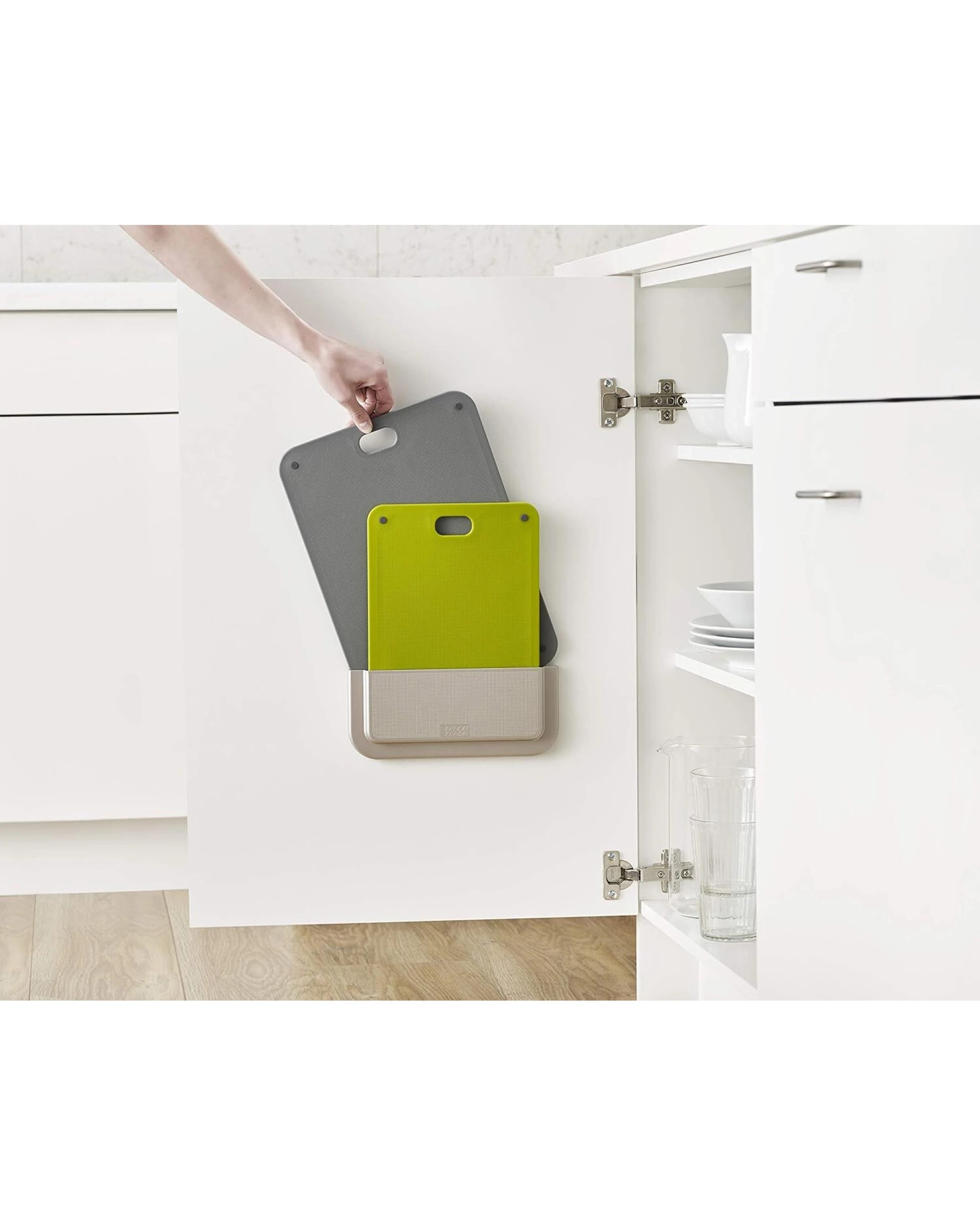 6 Joseph Joseph DoorStore 2pcs Chopping Board Set Cutting w/ Storage Case, 6 of 6