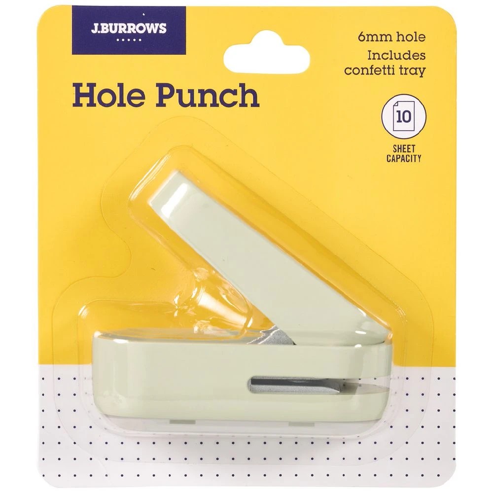 2 J.Burrows 1 Hole Punch Green, 2 of 3