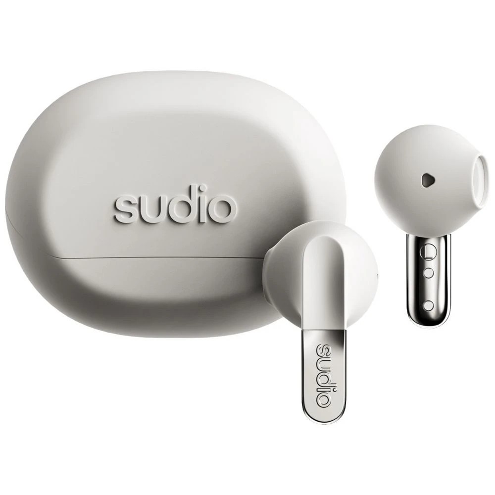 1 Sudio N3 True Wireless Earbuds White, 1 of 4