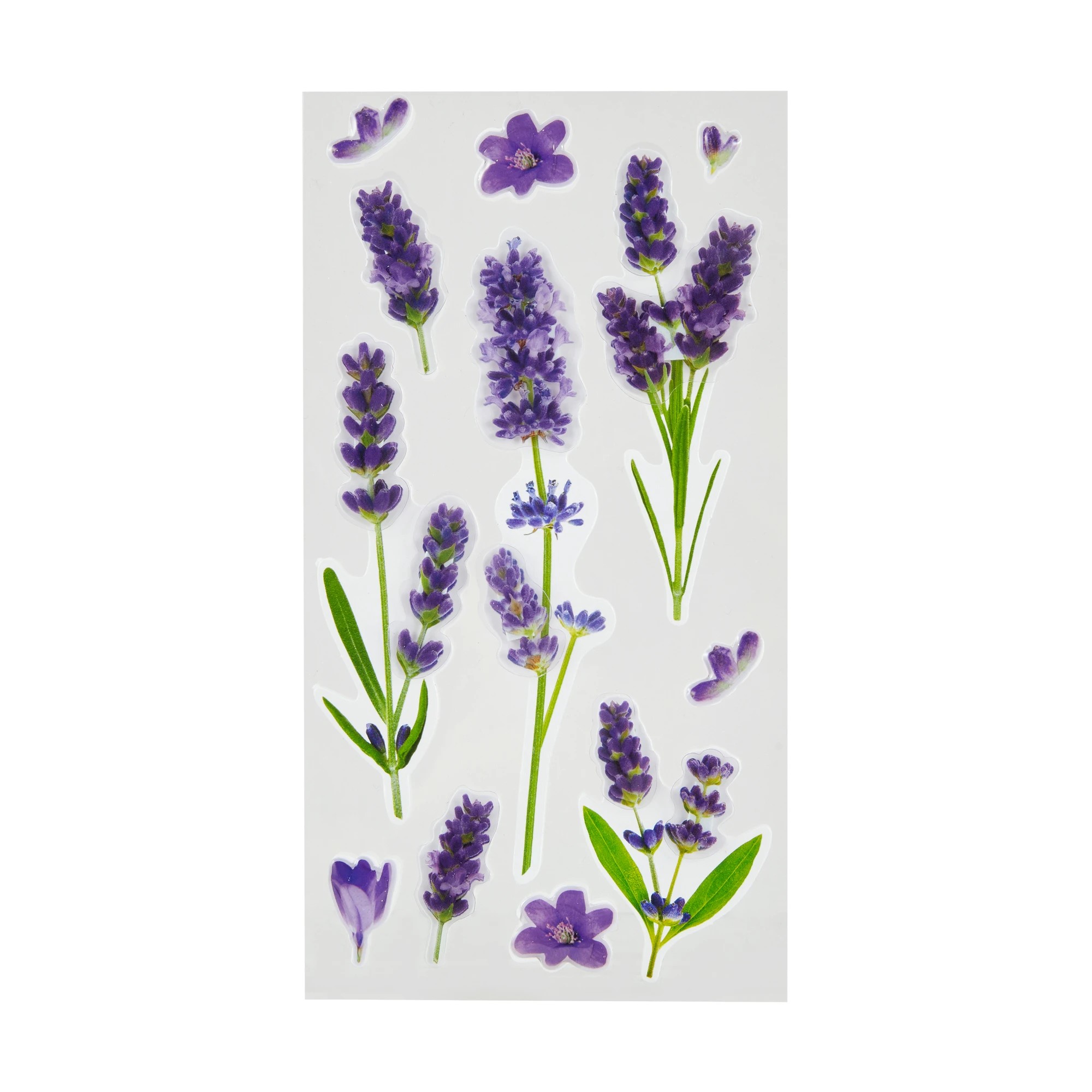 2 3D Stickers Sheet - Lavender, 2 of 2
