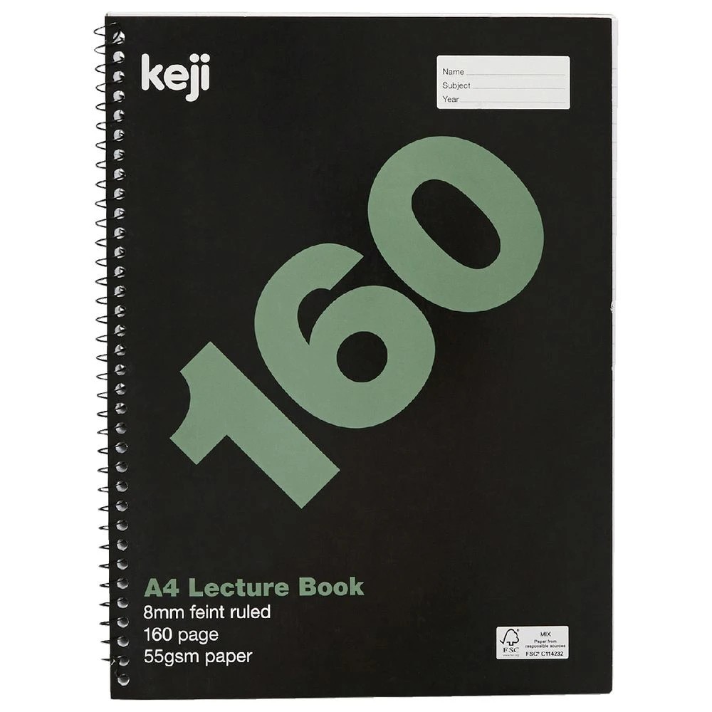 3 Keji A4 Spiral Lecture Book 160 Page, 3 of 3