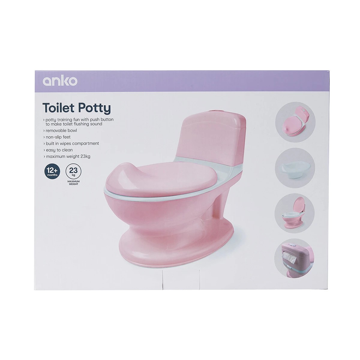 10 Toilet Potty - Pink, 10 of 10