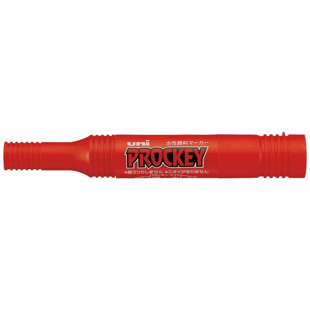 1 Uni-ball Prockey Dual Permanent Marker Bold Red, 1 of 3