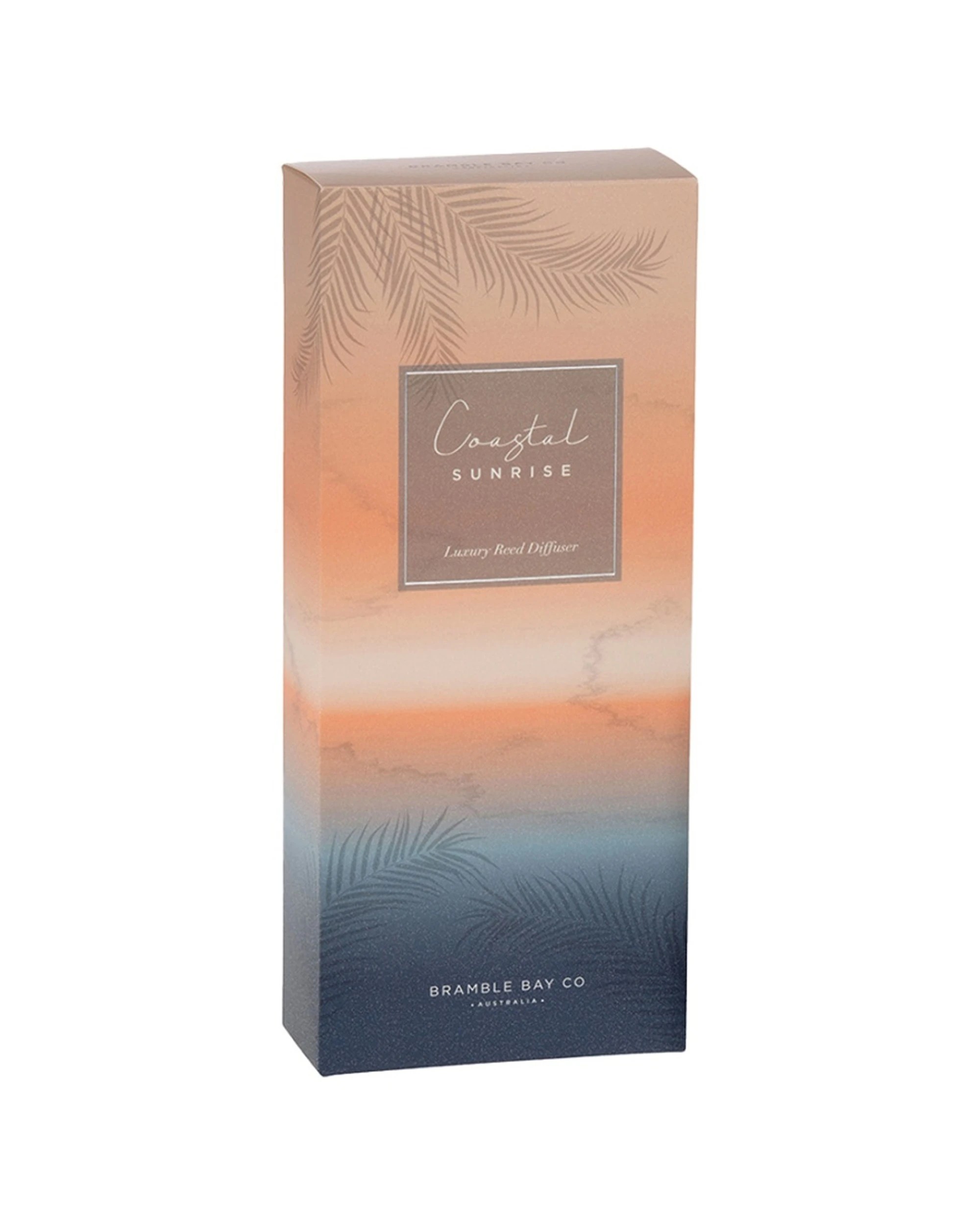 1 Bramble Bay Ocean Coastal Sunrise Glass Reed Diffuser Scented Home Fragrance 150ml - Natural, 1 of 4