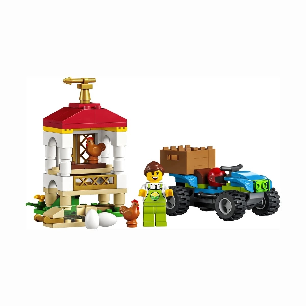 2 LEGO City Farm Chicken Henhouse 60344, 2 of 9