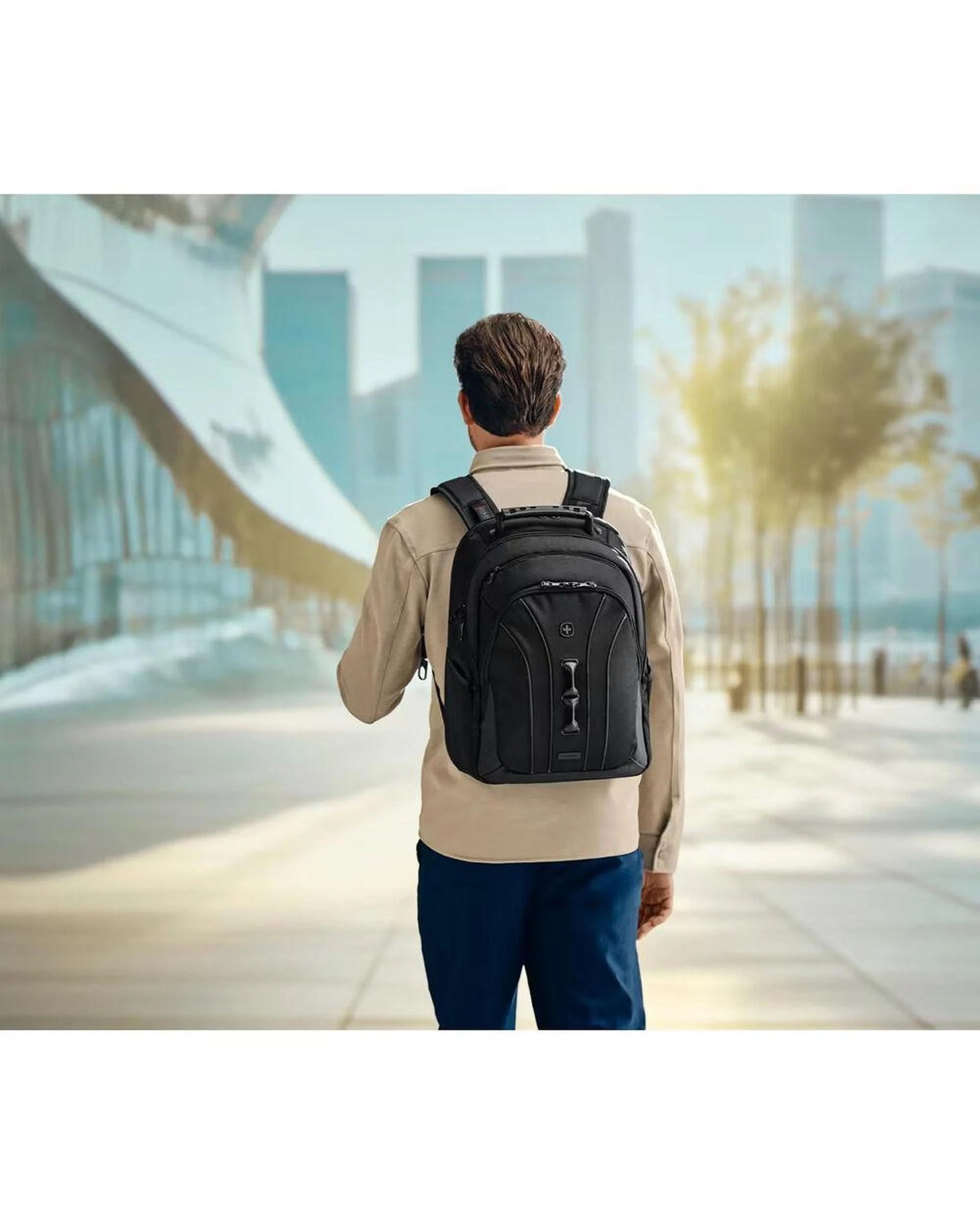 2 Wenger Legacy Black Series 16" Laptop Backpack Black, 2 of 6