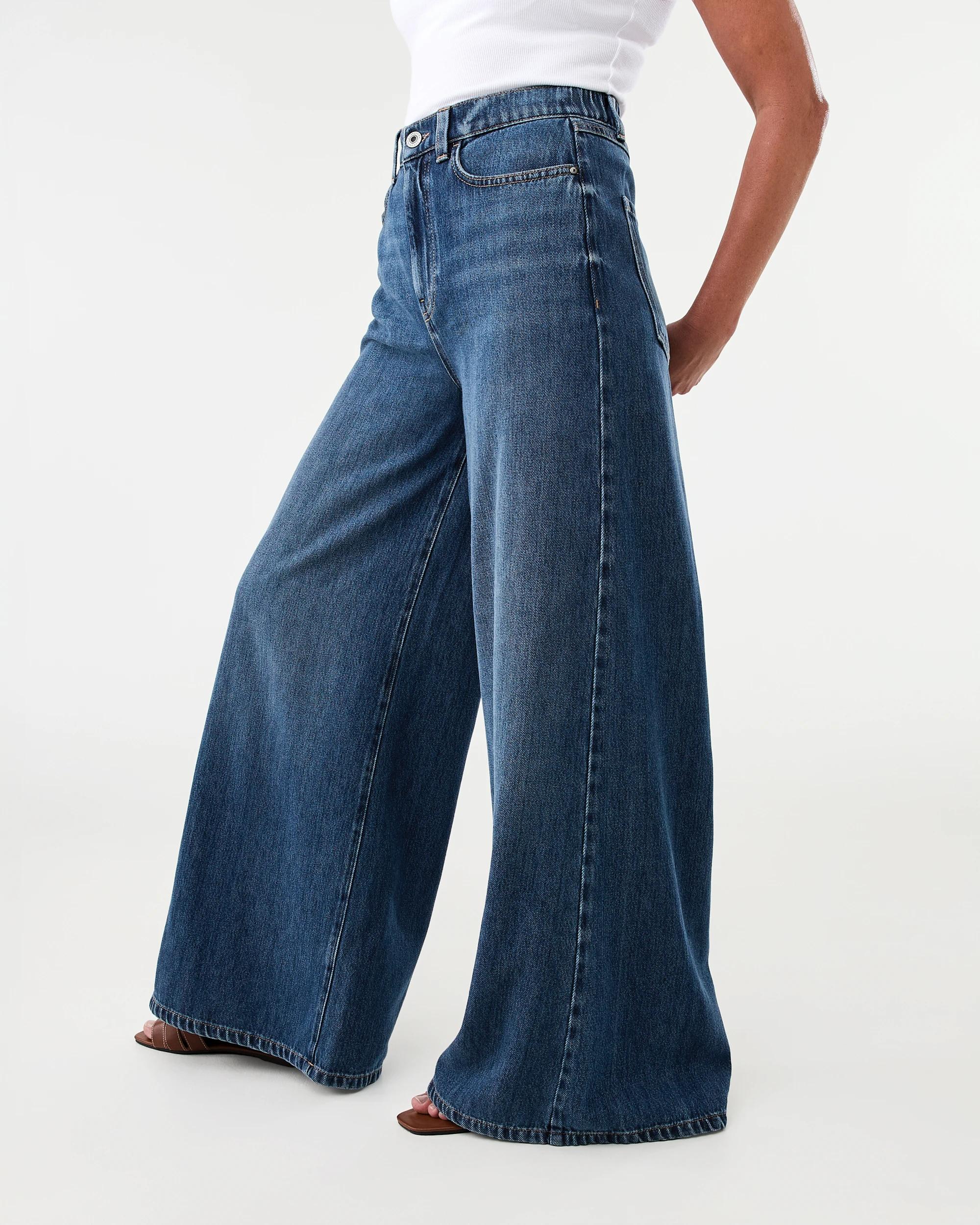 4 Palazzo Jeans Mid Wash, 4 of 9