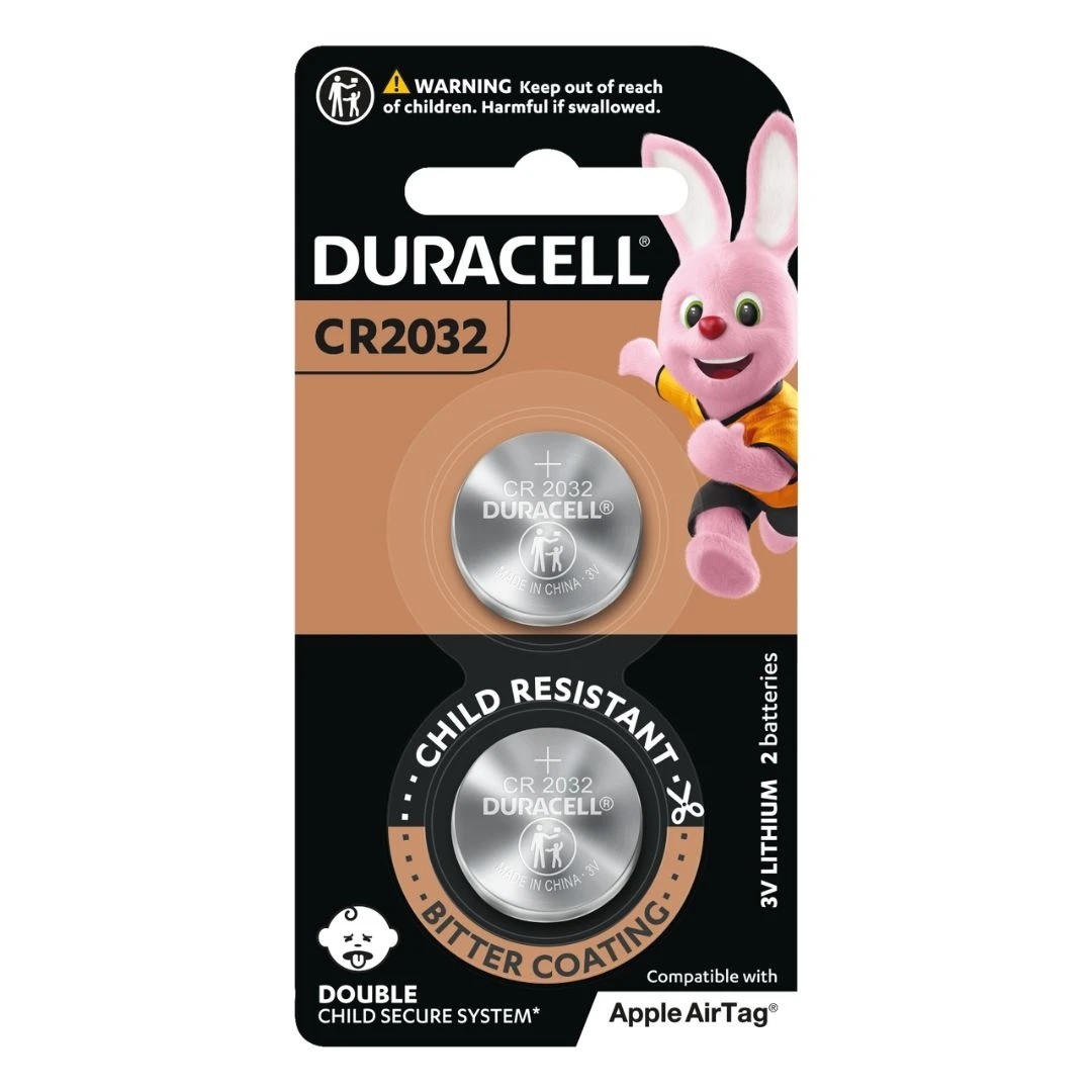 1 2 Pack Duracell Specialty 2032 Lithium Batteries, 1 of 9