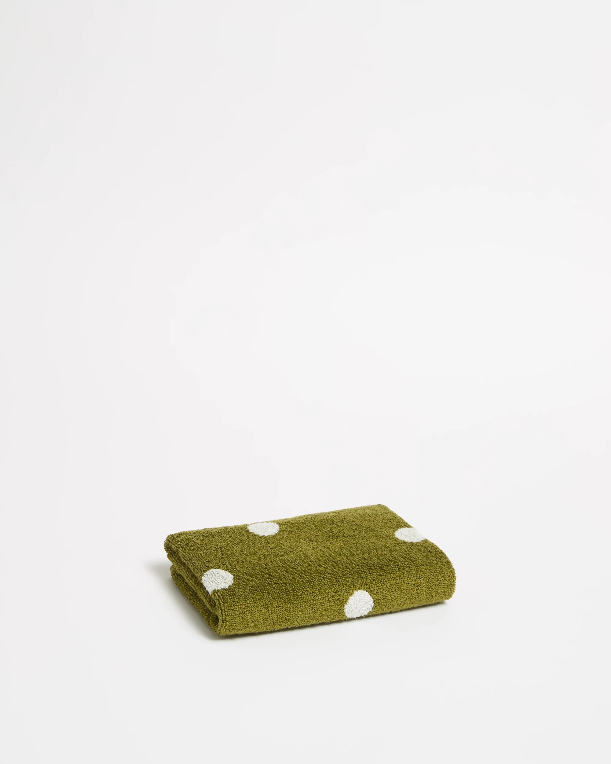 1 Target Senna Australian Cotton Polka Dot Hand Towel - Green, 1 of 3