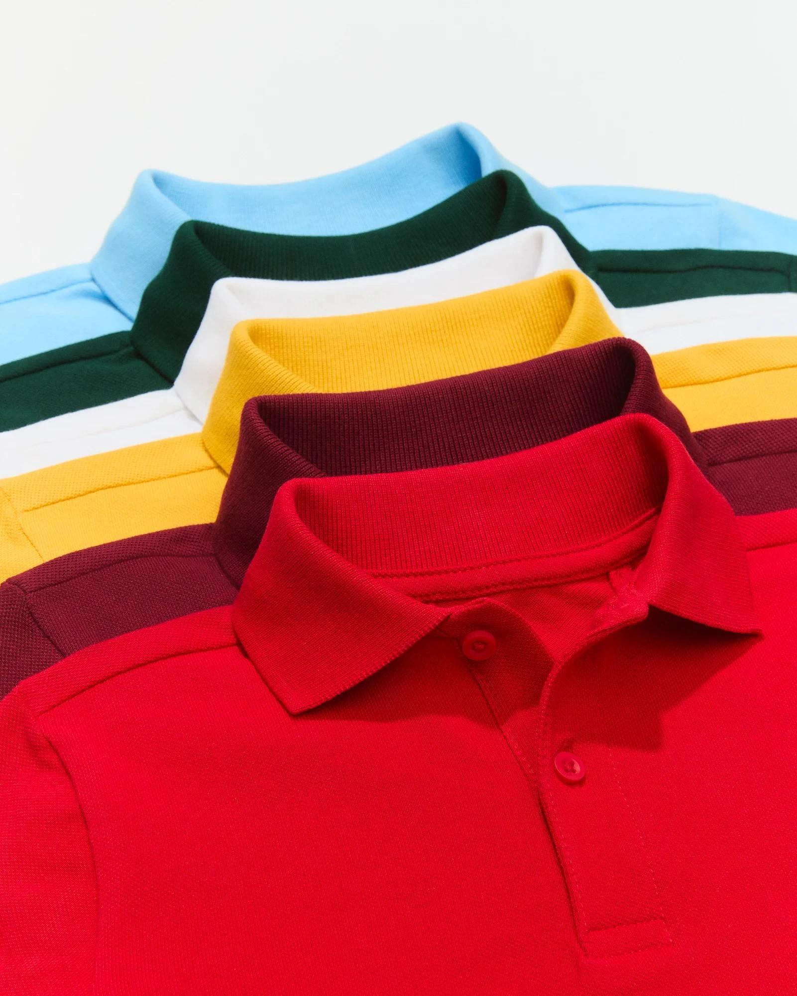 7 Target School Polo T-shirt WHITE, 7 of 8