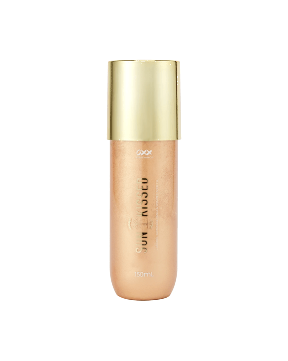 OXX Fragrance Sun Kissed Summer Solstice Shimmer Body Oil 150ml - Caramel, Almond and Vanilla