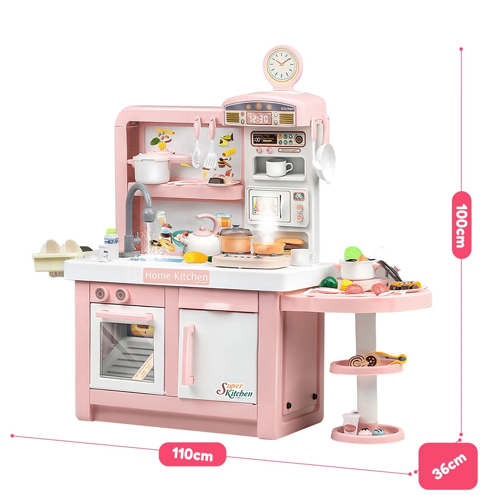 3 AUSWAY Pretend Kitchen Play Role Cooking Toys Set, 3 of 5