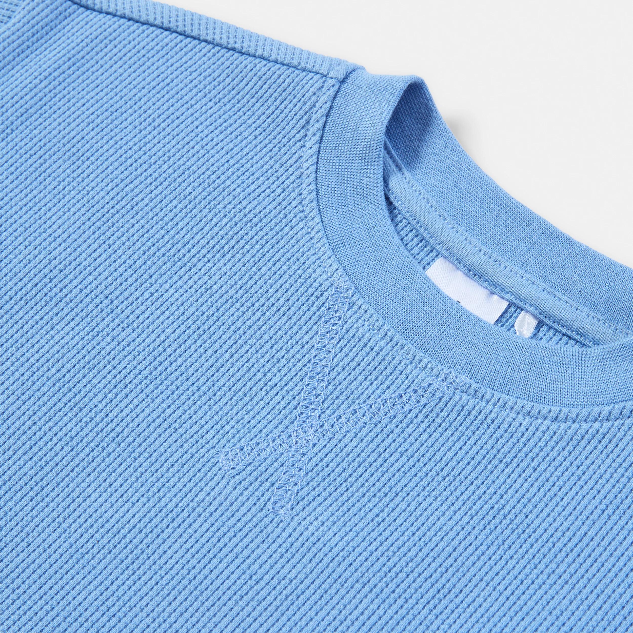 5 Short Sleeve Textured Set LIMITLESS BLUE, 5 of 6