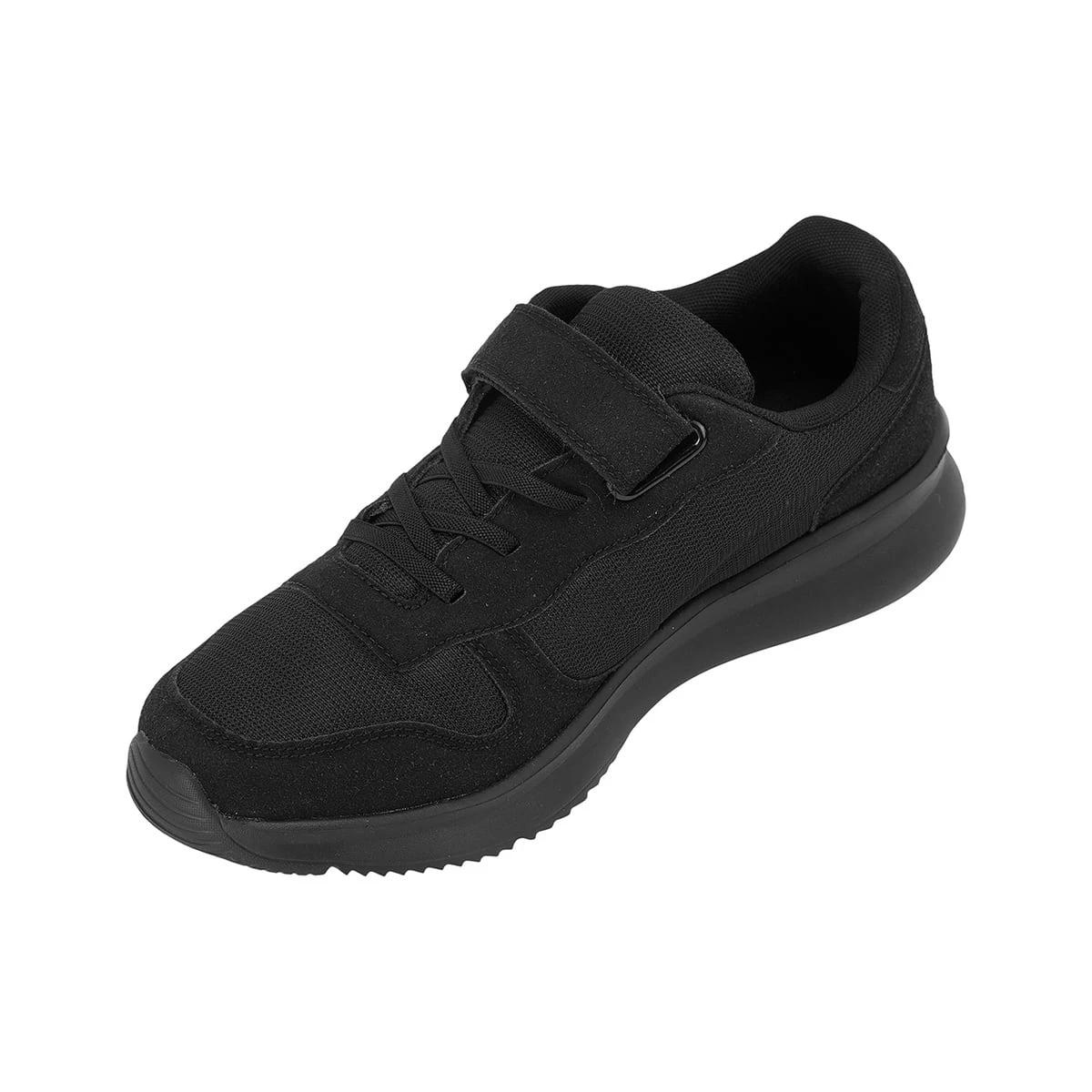3 Adjustable Combo Fabric Sneakers BLACK MONO, 3 of 5