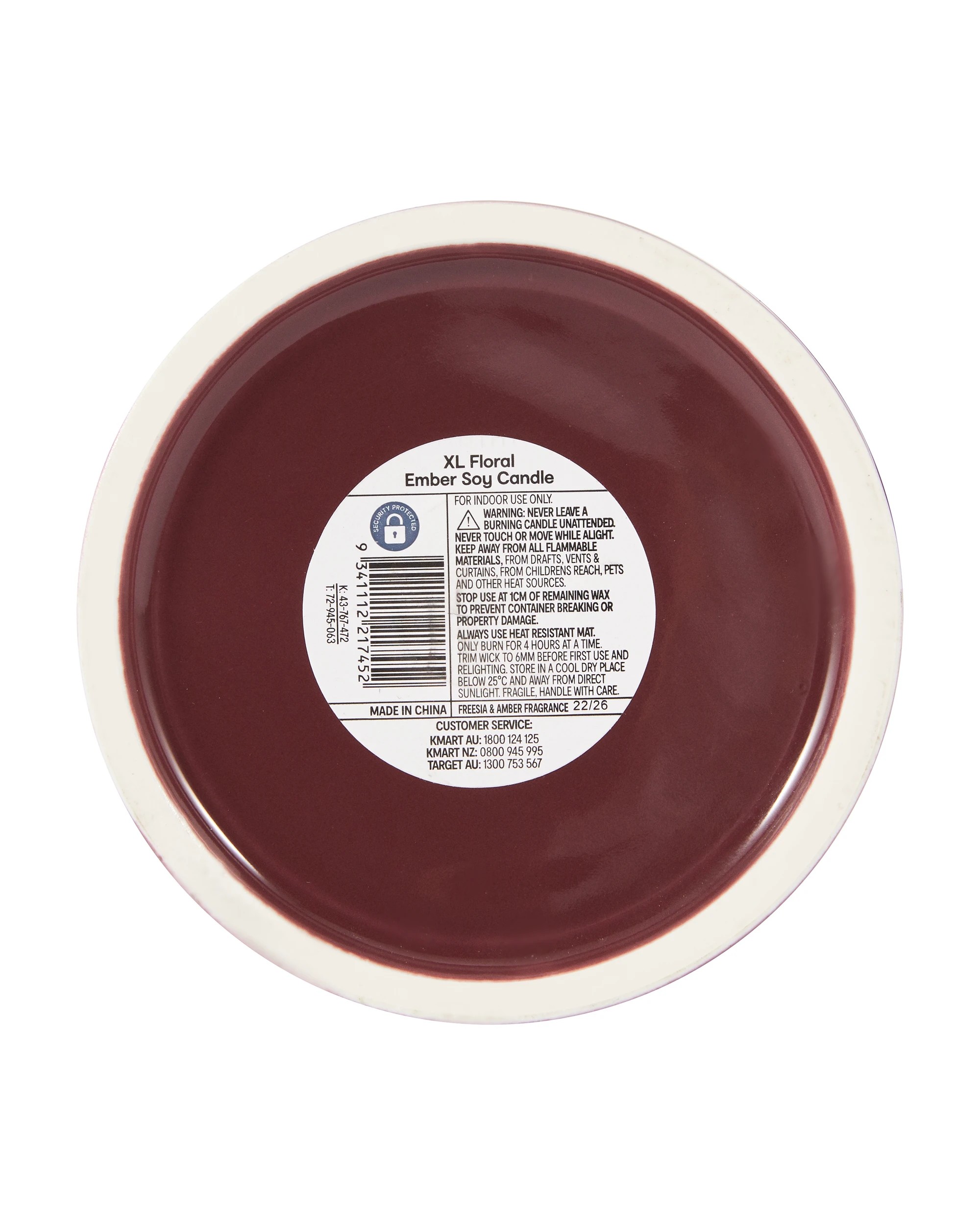 5 XL Floral Ember Soy Candle, 5 of 5
