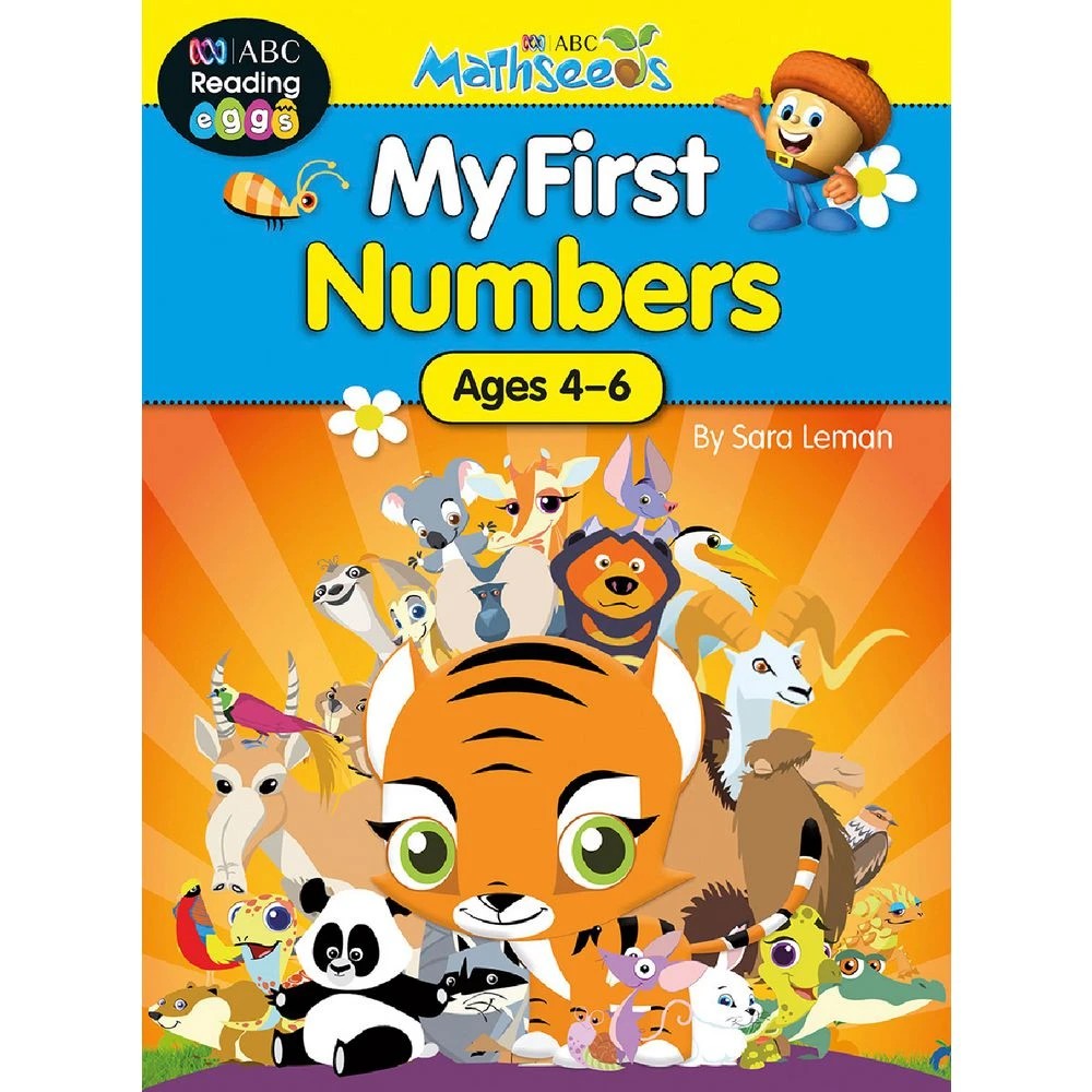 1 ABC Mathseeds Activity Book First Numbers, 1 of 4