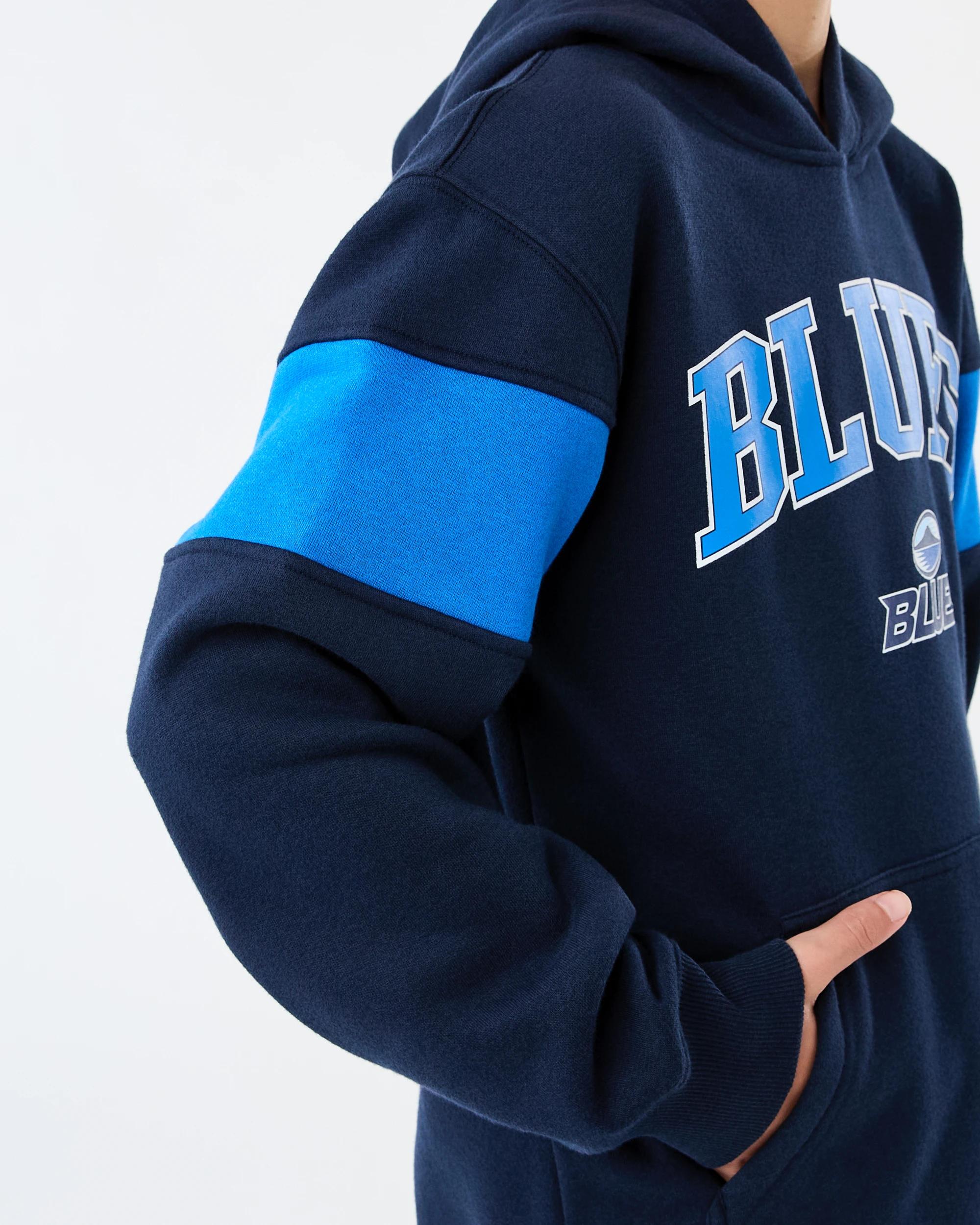 6 Official Super Rugby Youth Hoodie Blues, 6 of 8