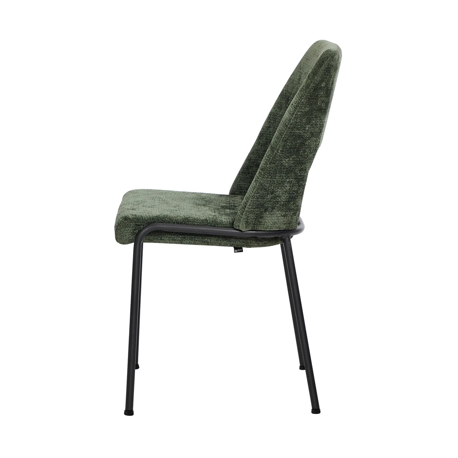 9 Oikiture 2x Dining Chairs Chenille Fabric Kitchen Side Chair - Green, 9 of 9