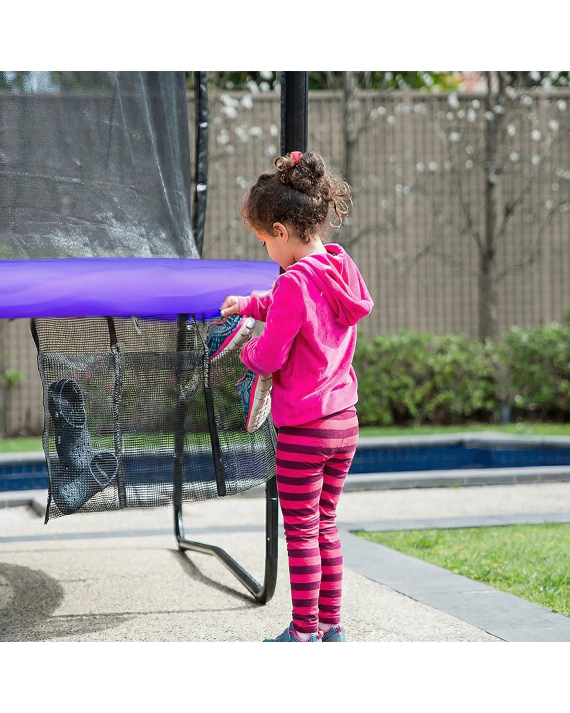 4 Kahuna 16 ft Trampoline - Purple, 4 of 9