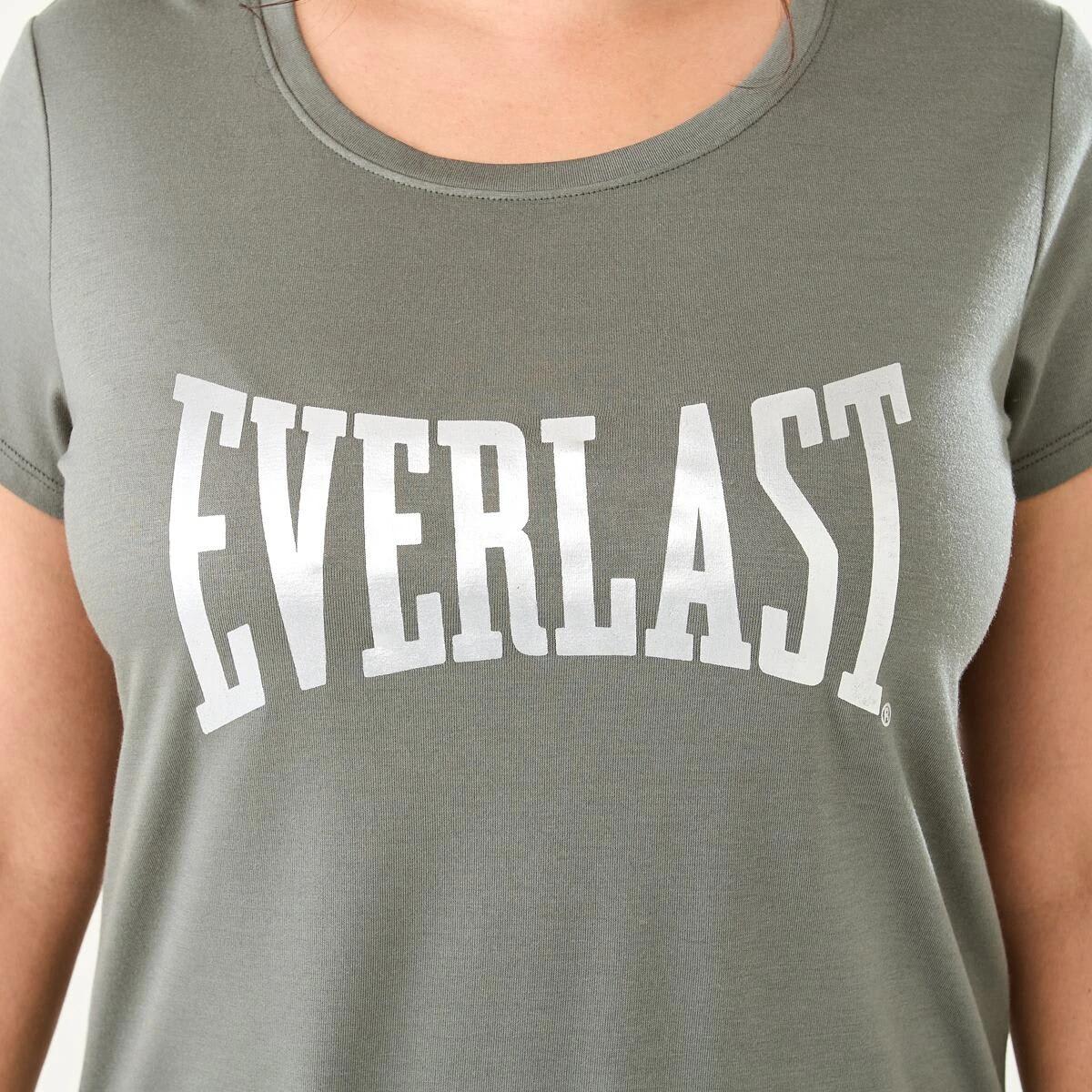 5 Everlast Womens Scoop Neck T-shirt Olive, 5 of 6