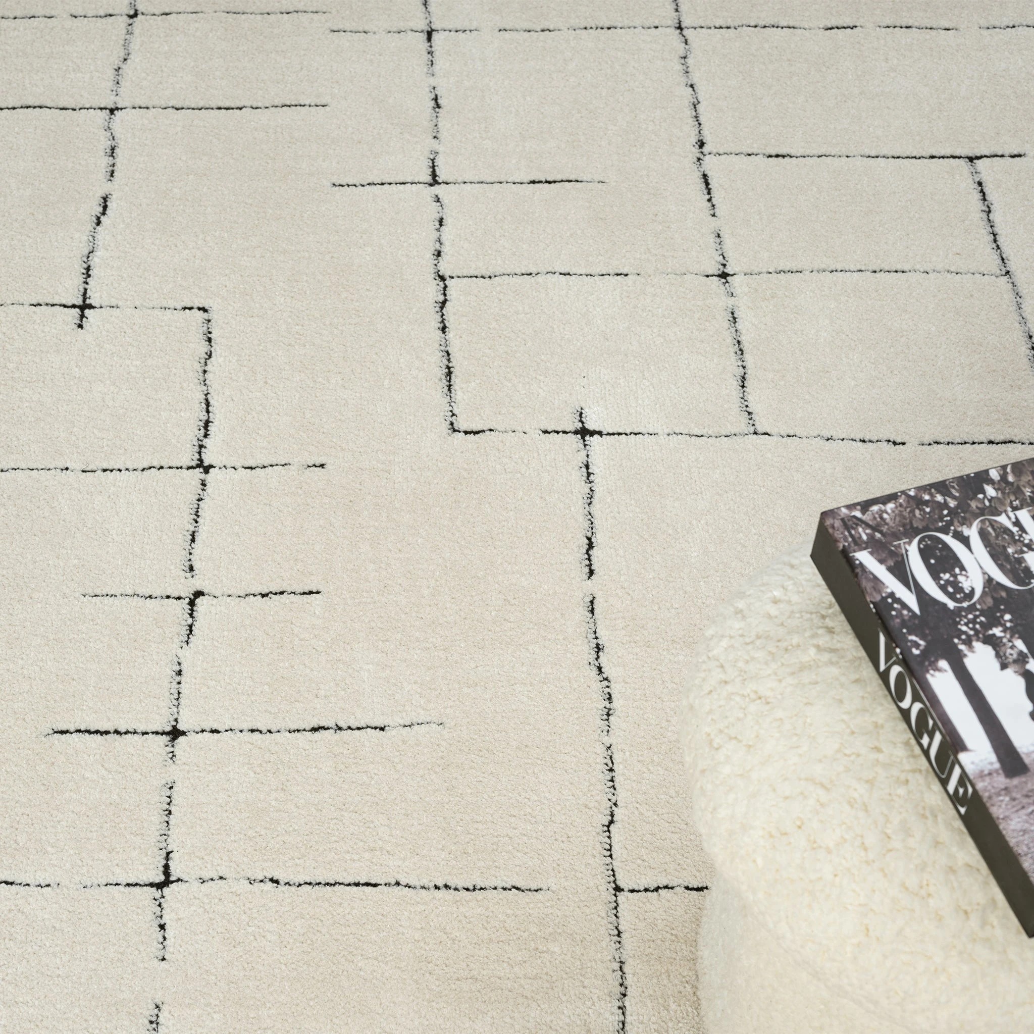 3 La Grace Home Admire Premium Rug - 120x170cm - Vanilla, 3 of 10