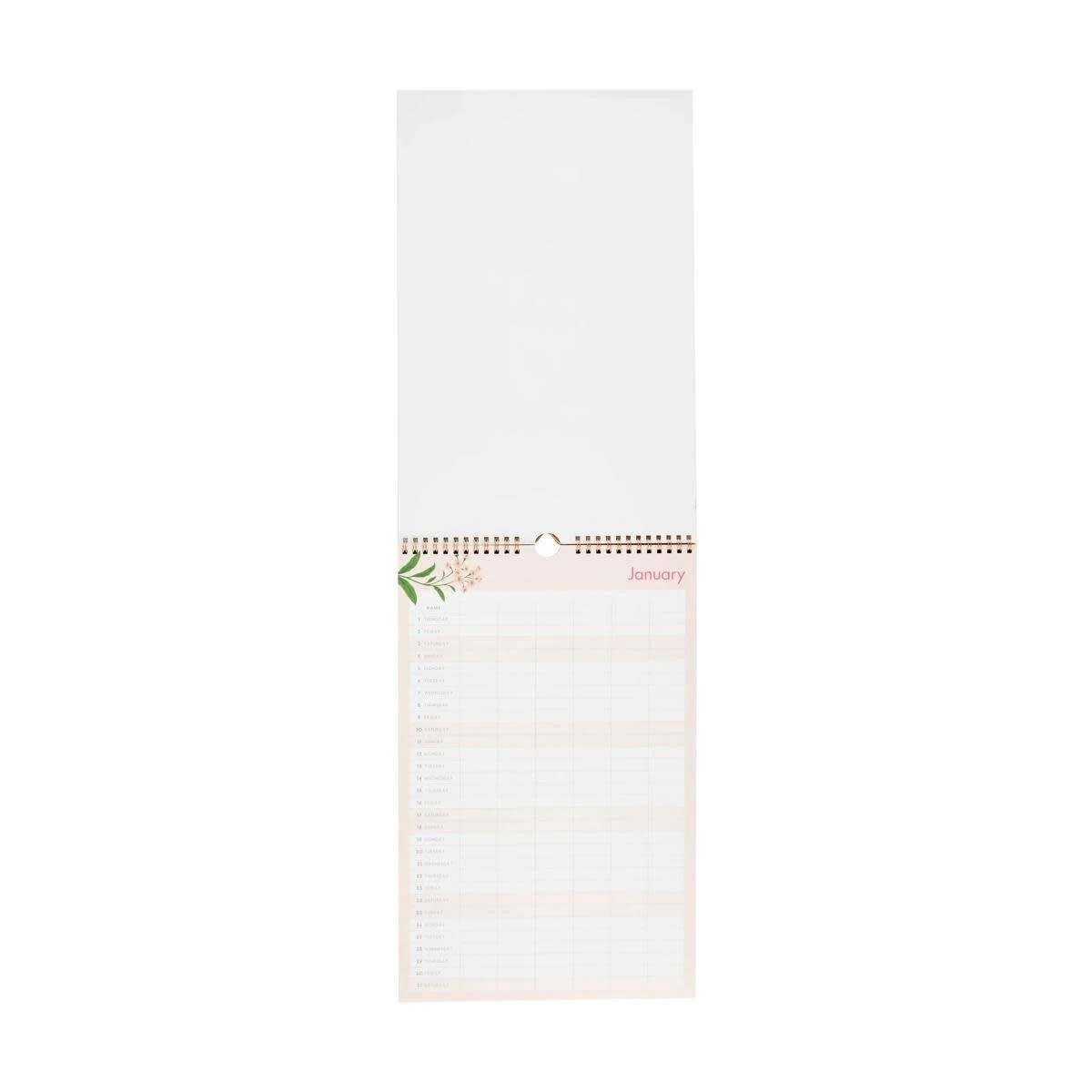 2 2026 Wall Family Calendar - Flower, 2 of 5