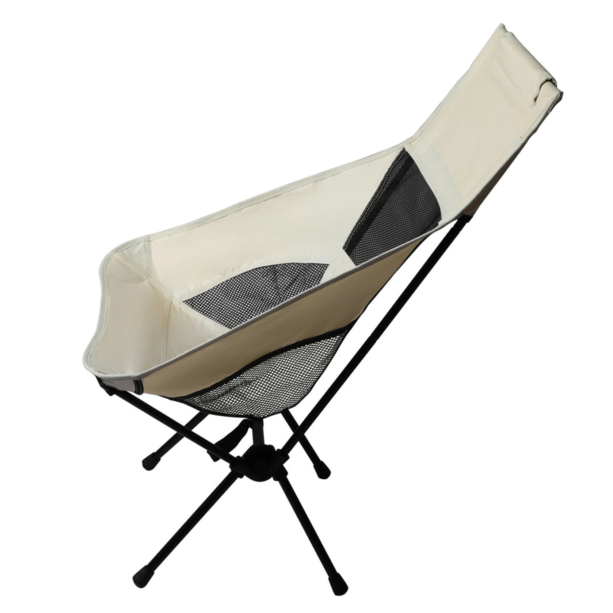 2 Traderight Portable Foldable Camping Chair - Beige, 2 of 8