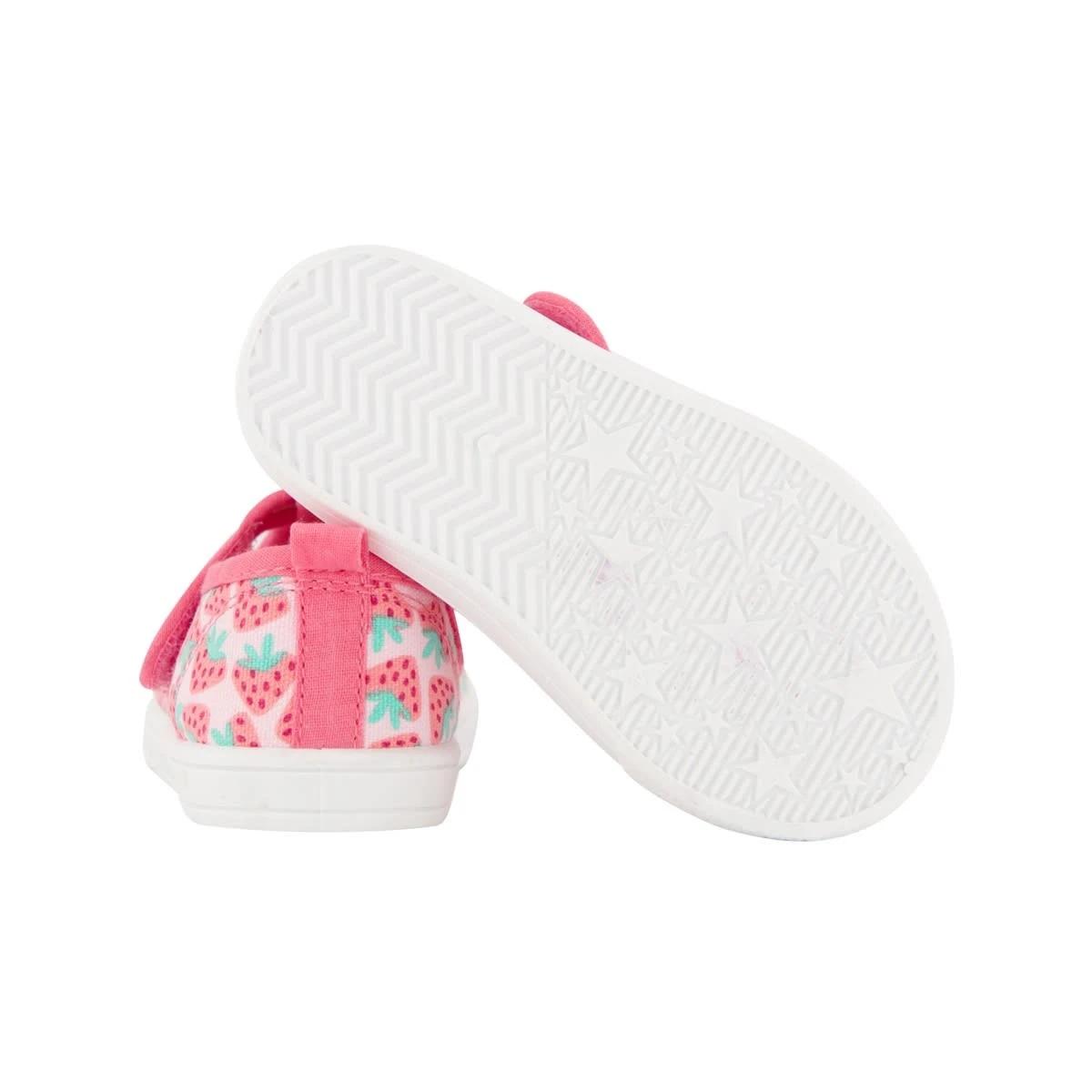 5 Baby T-Bar Shoes Strawberry, 5 of 5
