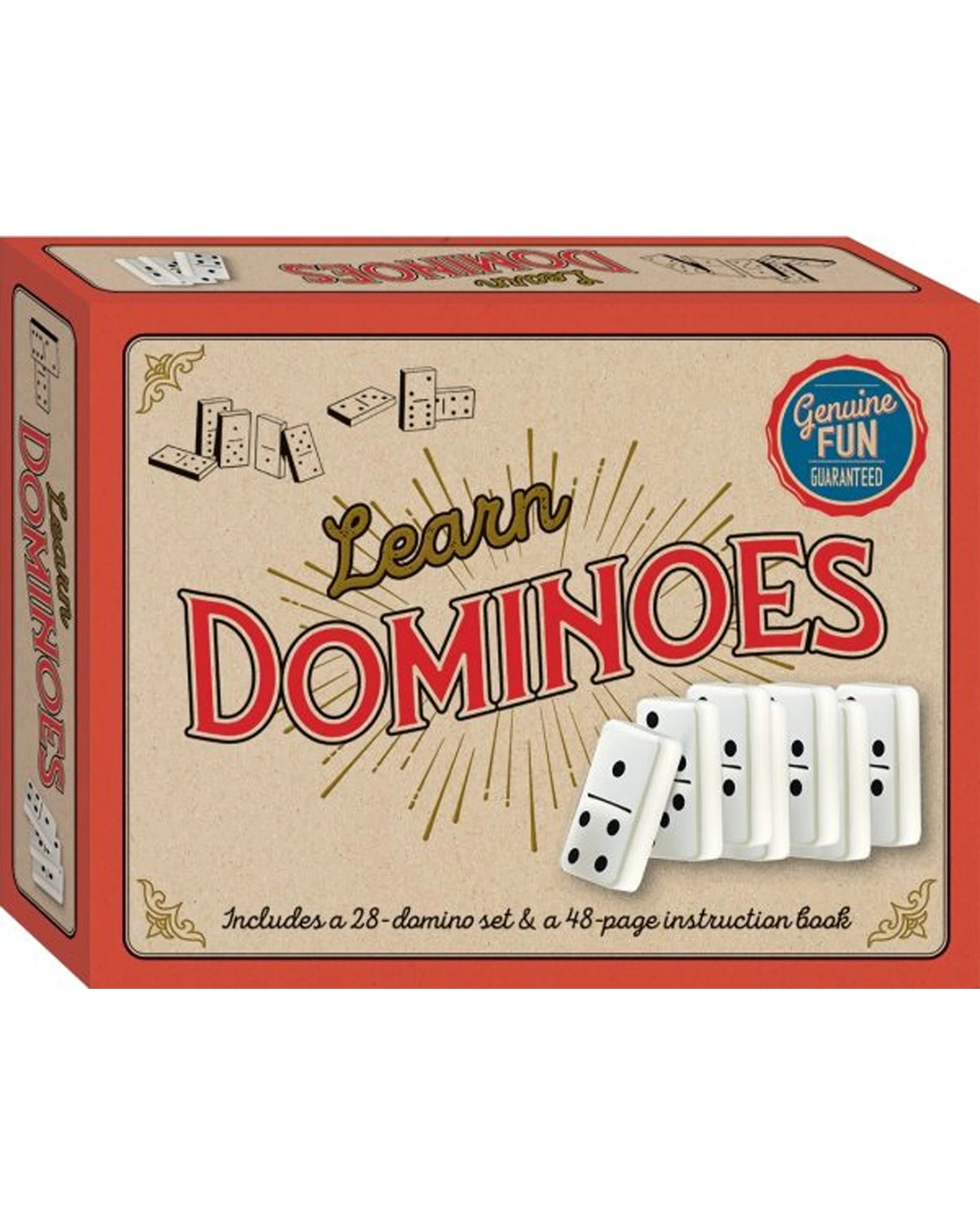 1 Hinkler 28pc Learn Dominoes Set With Instruction Book Educational Kit - Multi, 1 of 1