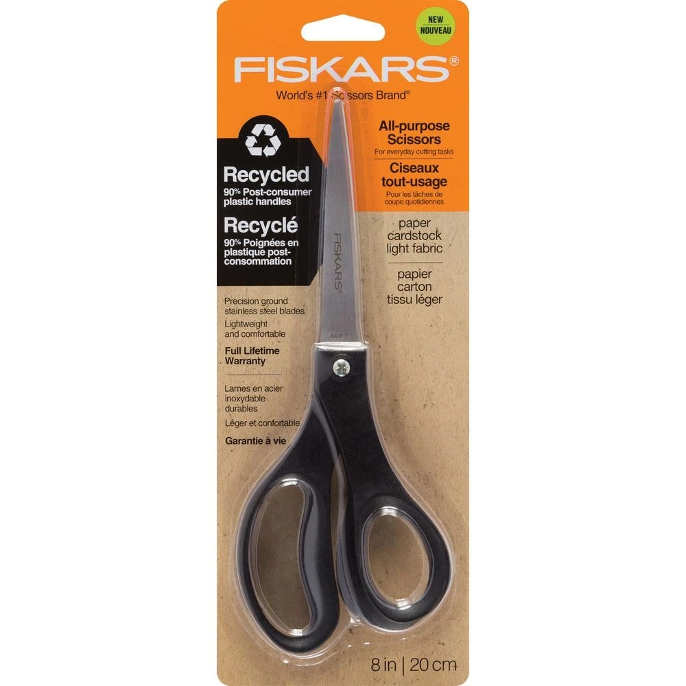 2 Fiskars Straight Scissors 8"/20cm, 2 of 4