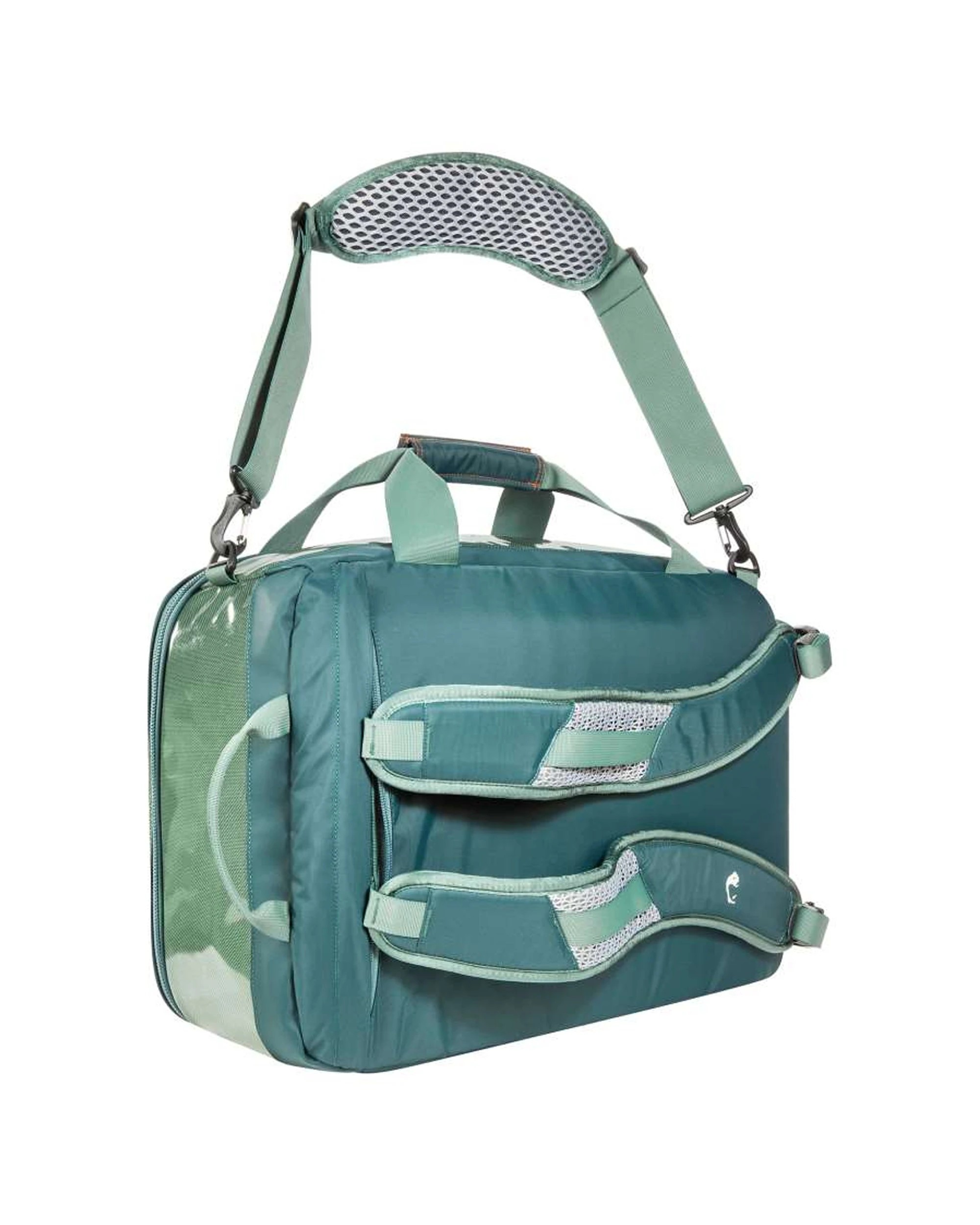 2 Tatonka Nylon Flight Outdoor Travel Duffel Bag 35L Back-Carrying System - Green, 2 of 10