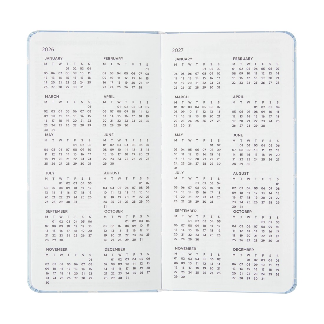 3 2026 Slim Weekly Diary - Shell, 3 of 8