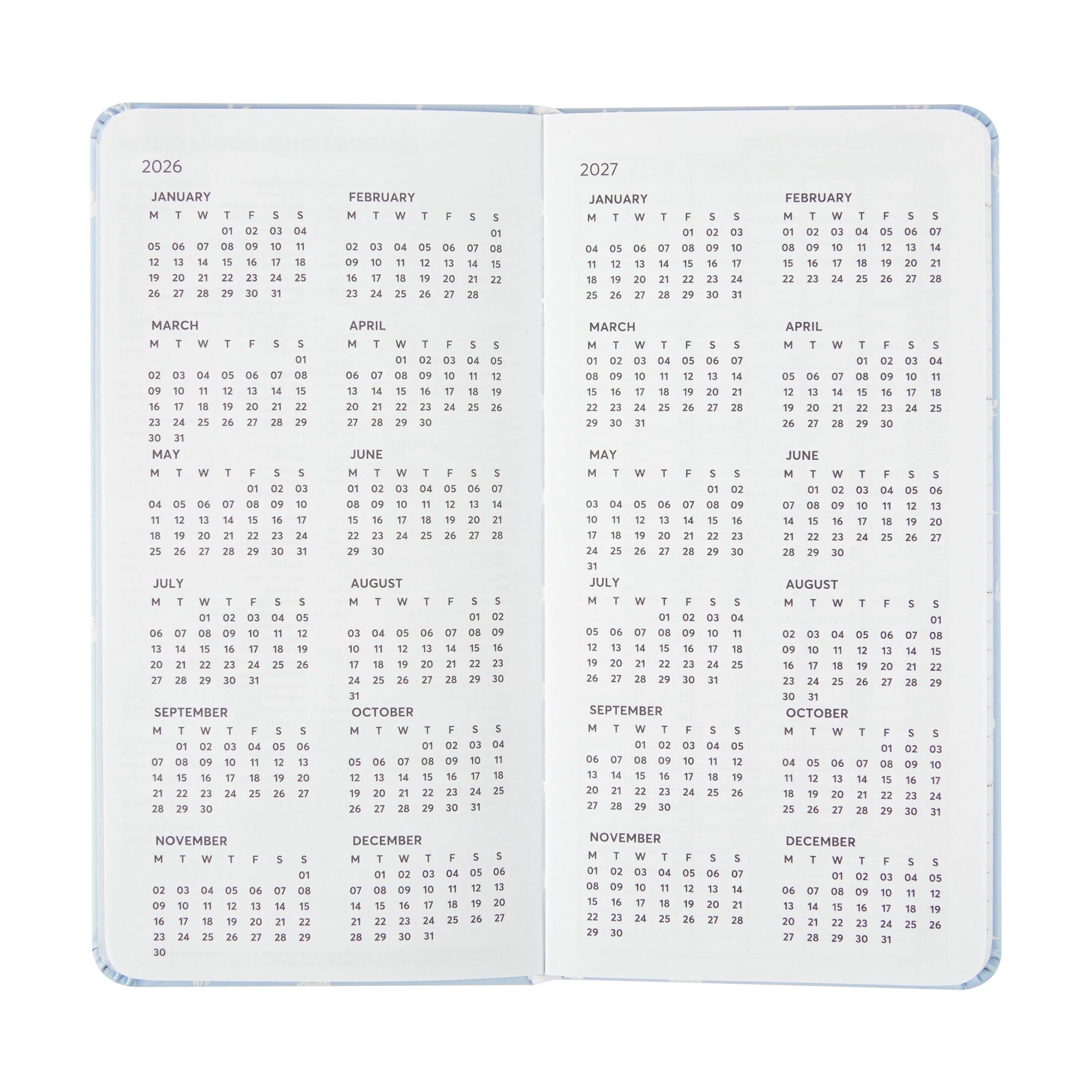 3 2026 Slim Weekly Diary - Shell, 3 of 8