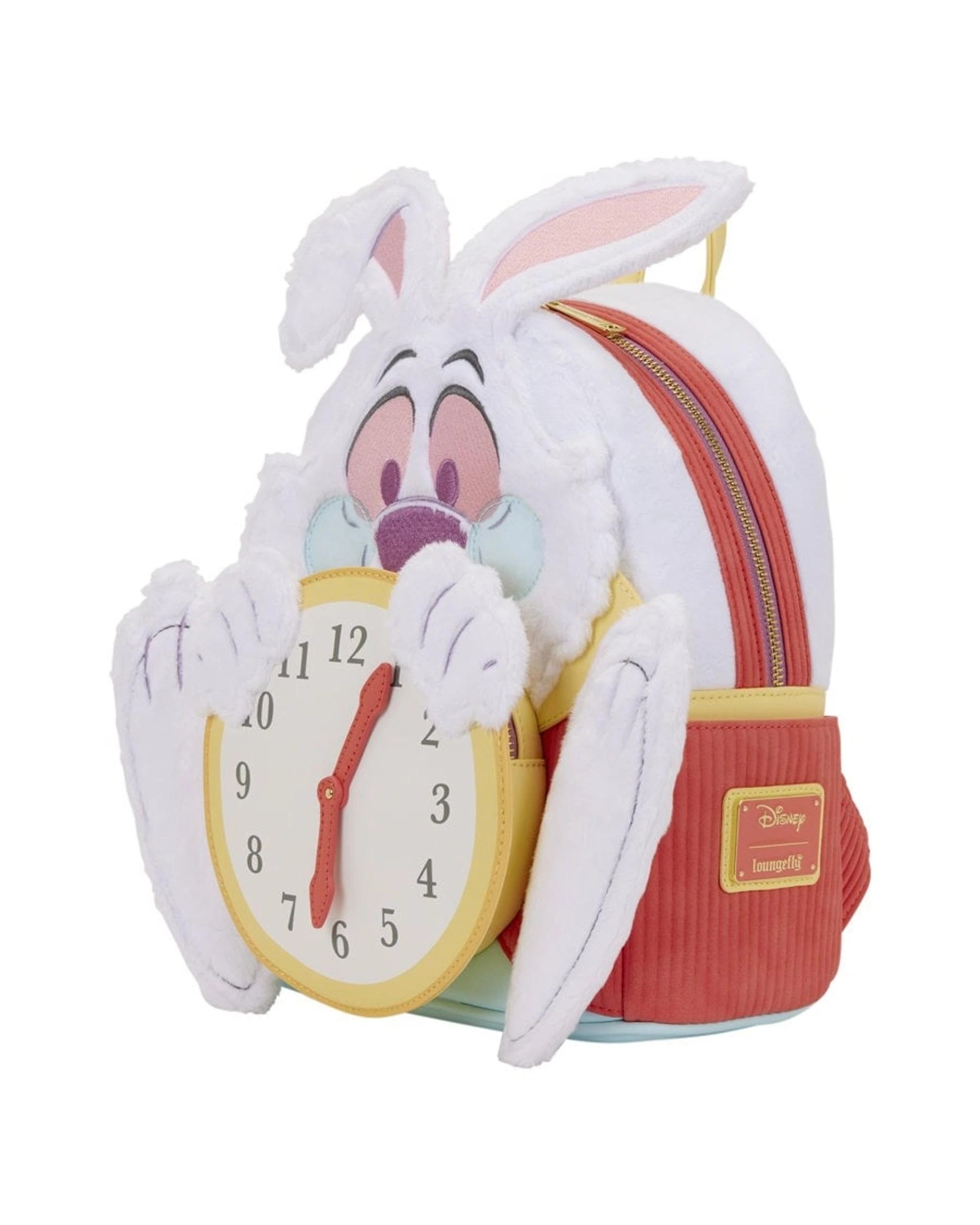 2 Loungefly Disney Alice in Wonderland - 1951 -  White Rabbit Mini Backpack, 2 of 4