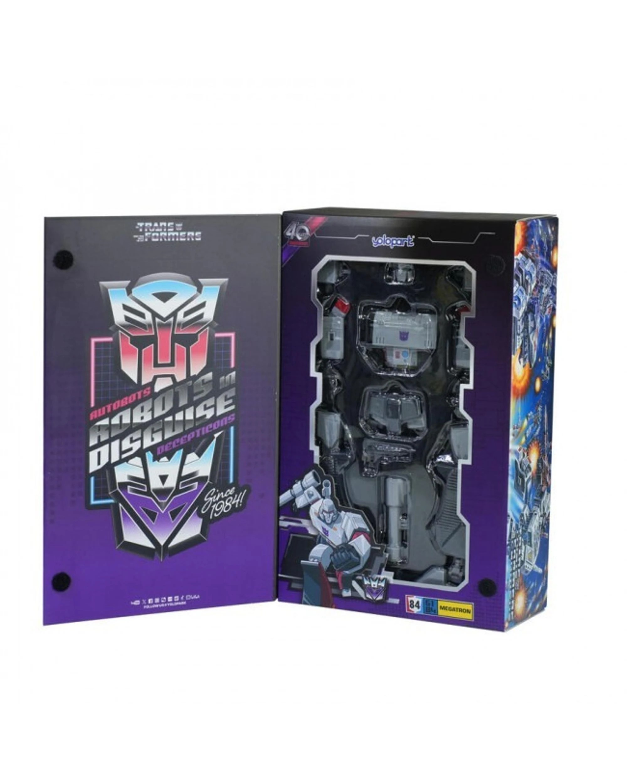 1 Yolopark Transformers Generation One Megatron AMK Series 20cm Advance Model Kit, 1 of 6