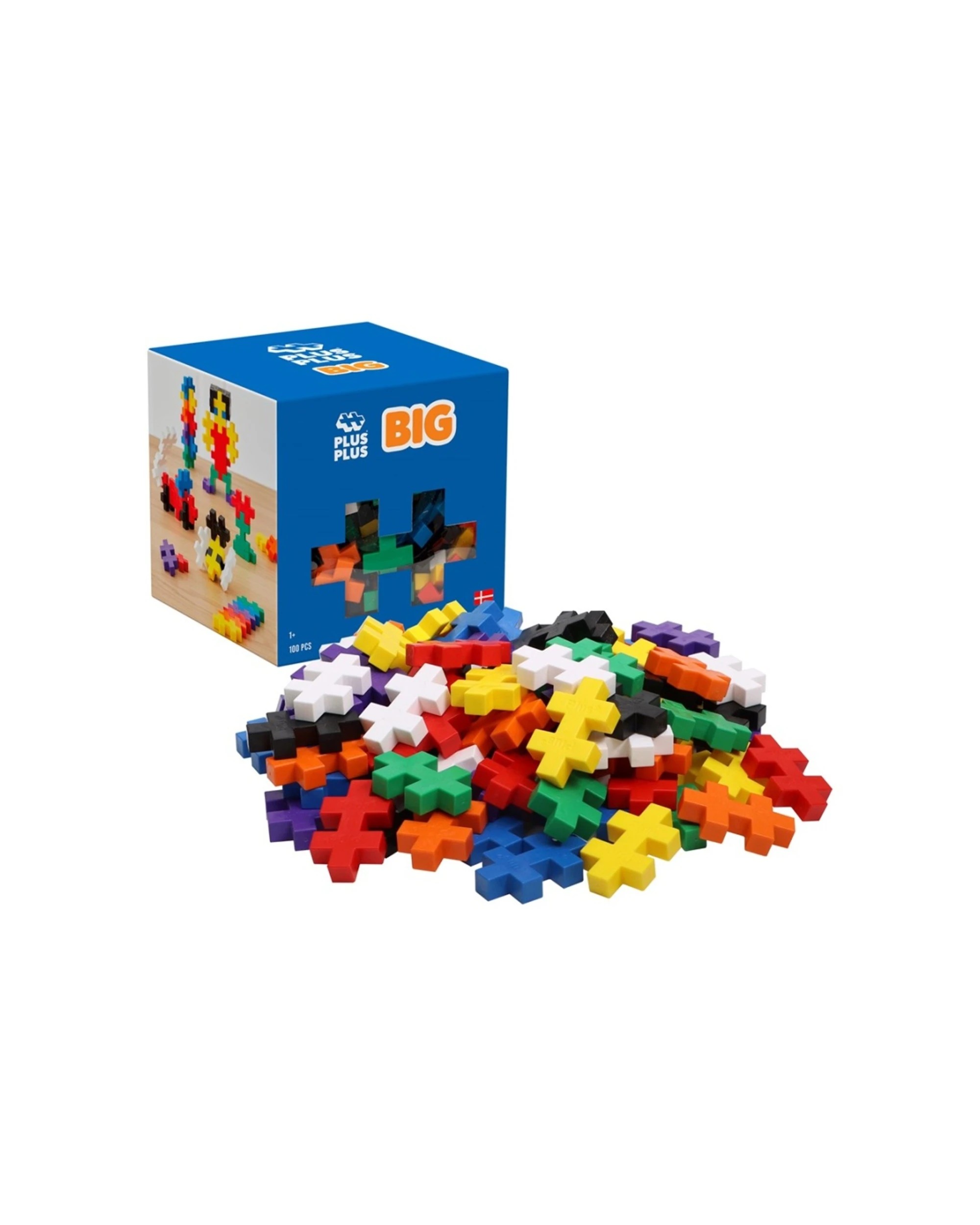 2 Plus-Plus 100pc BIG Basic Mix Fun Educational Kids Art Craft Activity Toy, 2 of 3