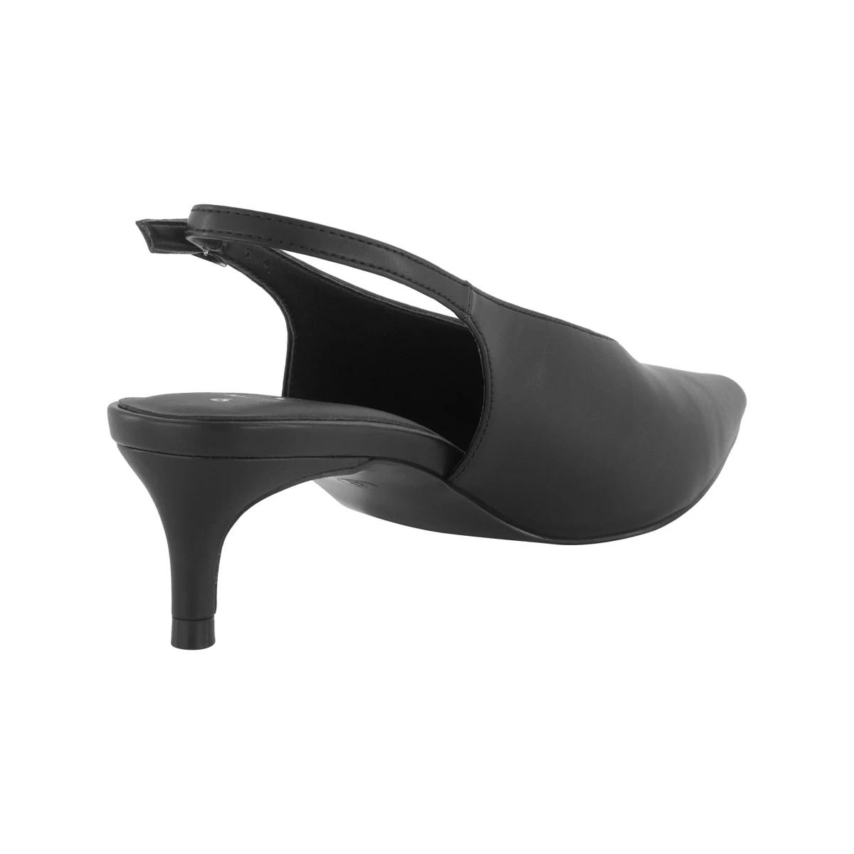 4 High Vamp Kitten Heels Black, 4 of 5