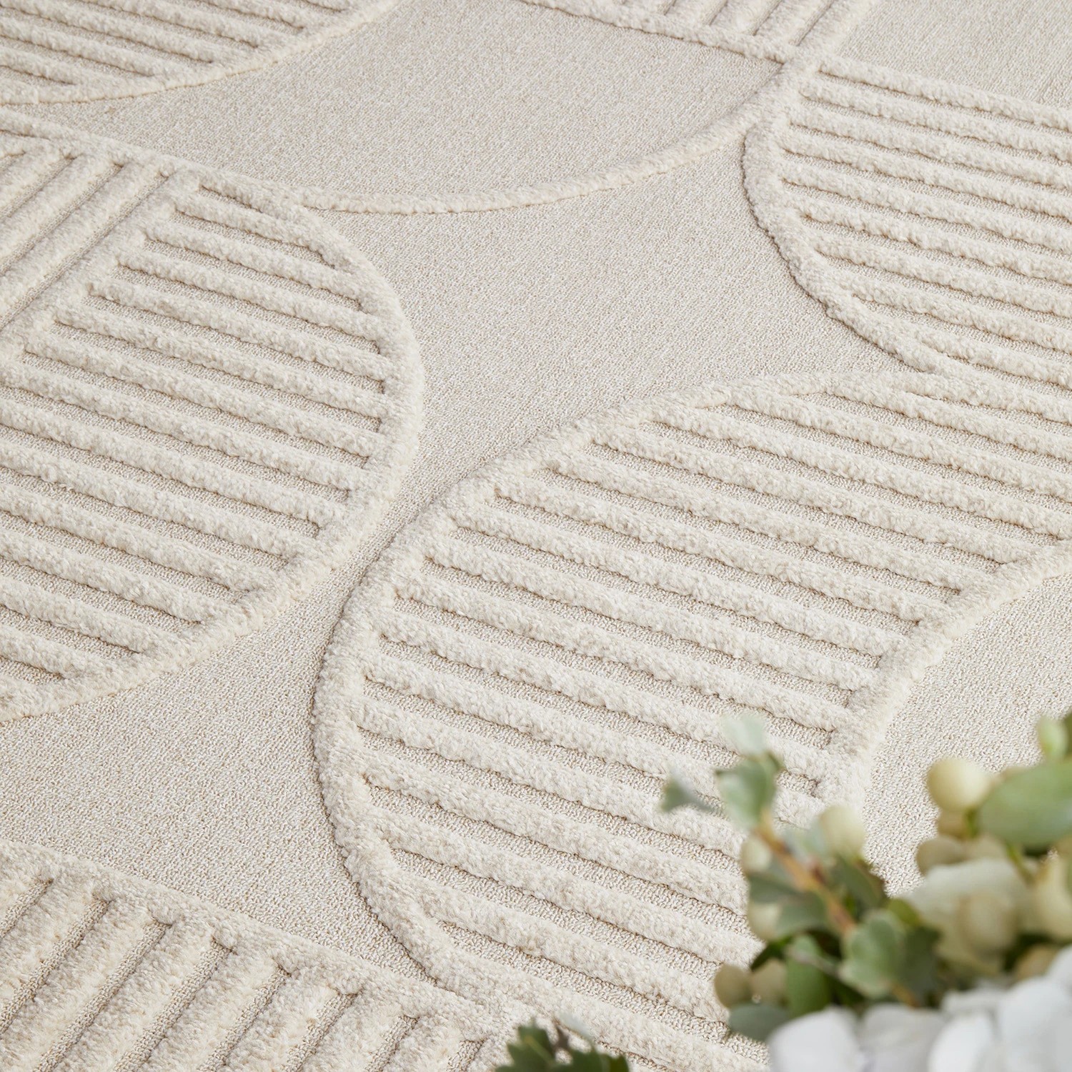 3 Common Ground Rugs Nirvana Leo 400x80cm - Large Runner Power Loomed Pet Friendly Rug - Beige, 3 of 7