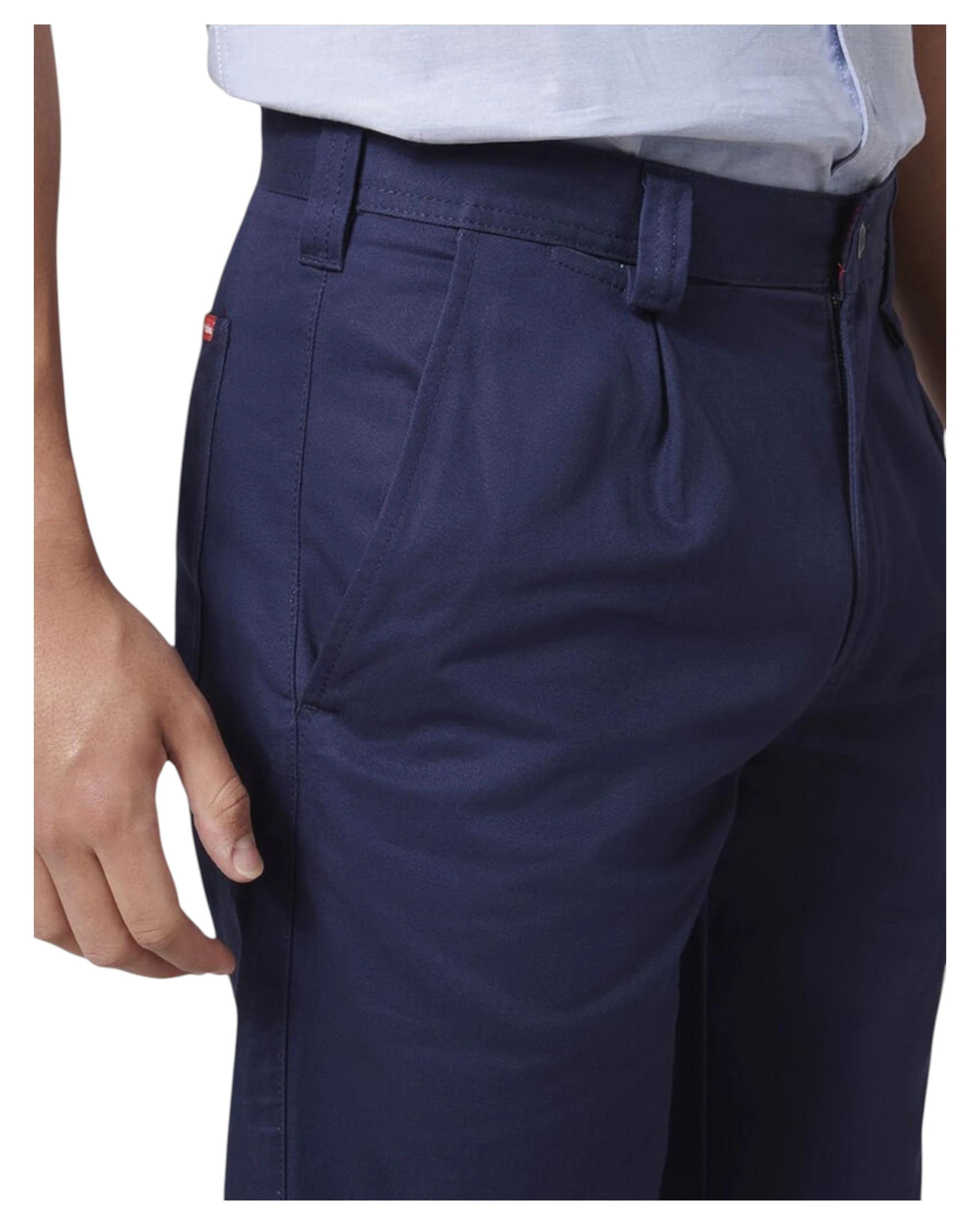 2 Hard Yakka Mens Drill Work Pant Cotton Navy Pants Y02501 NAVY, 2 of 9